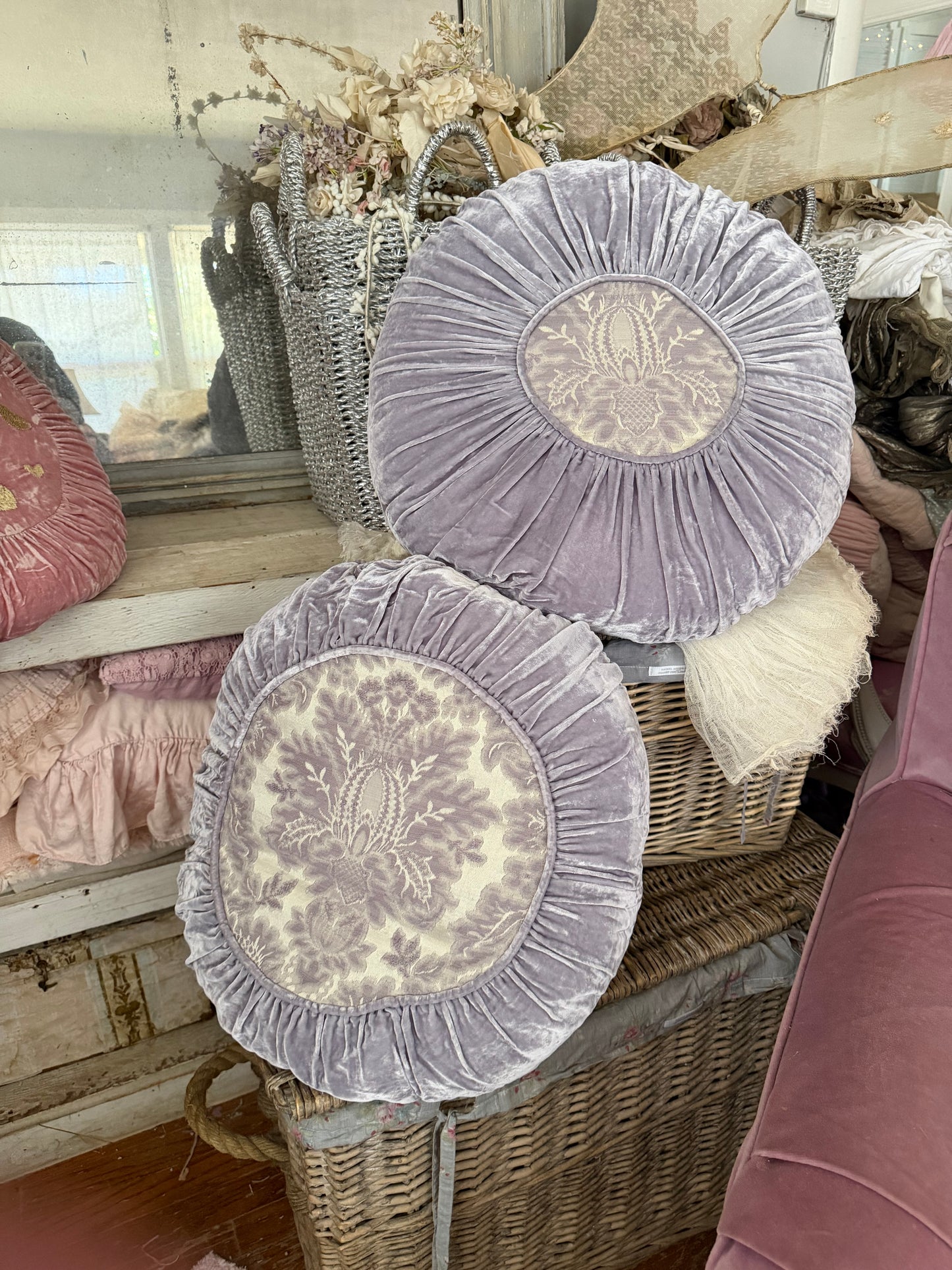 RASSC Rachel Ashwell Velvet Pillow
