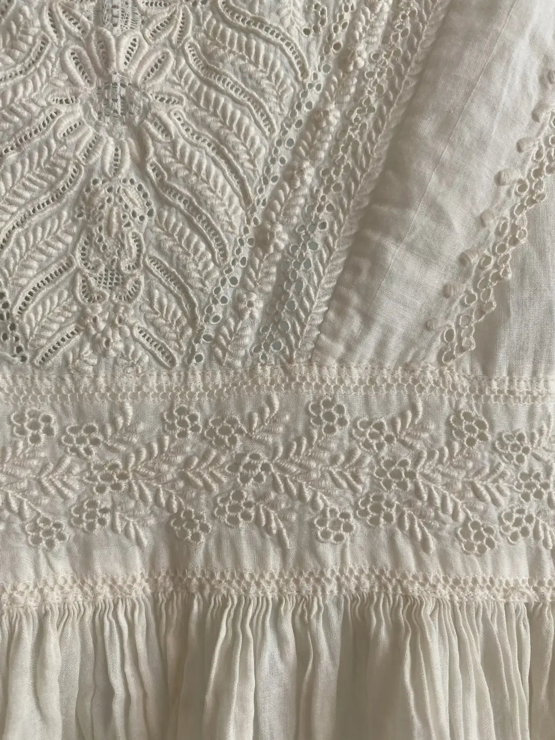 Antique c1865 French Christening Gown Dress