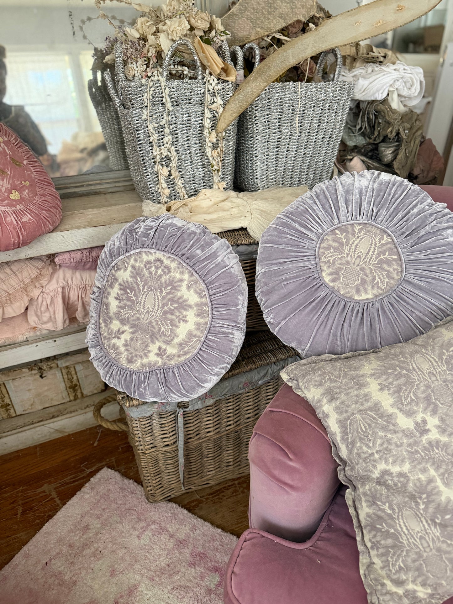 RASSC Rachel Ashwell Velvet Pillow