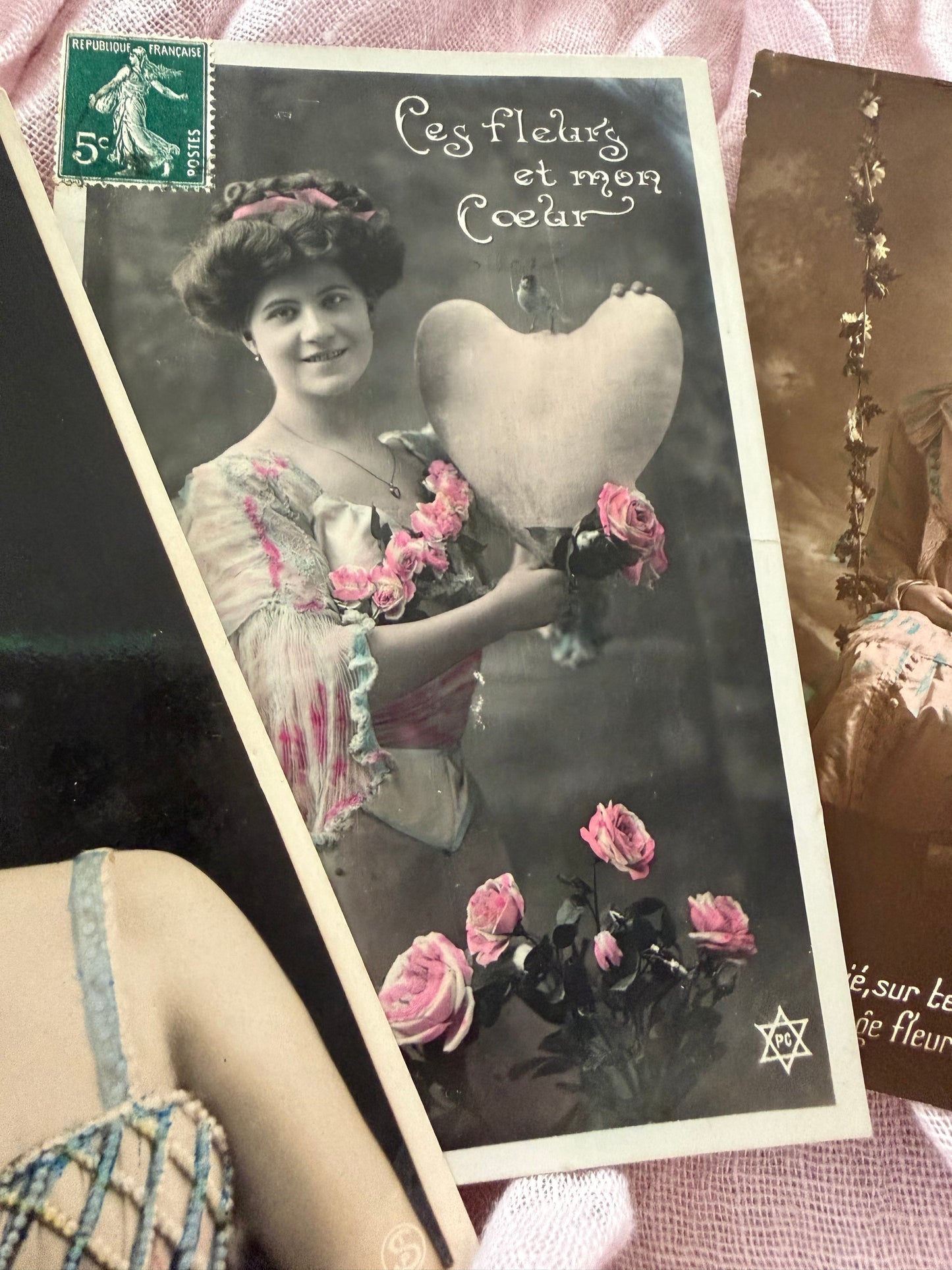 Antique Collection French Postcards Beautiful women Theater Costume