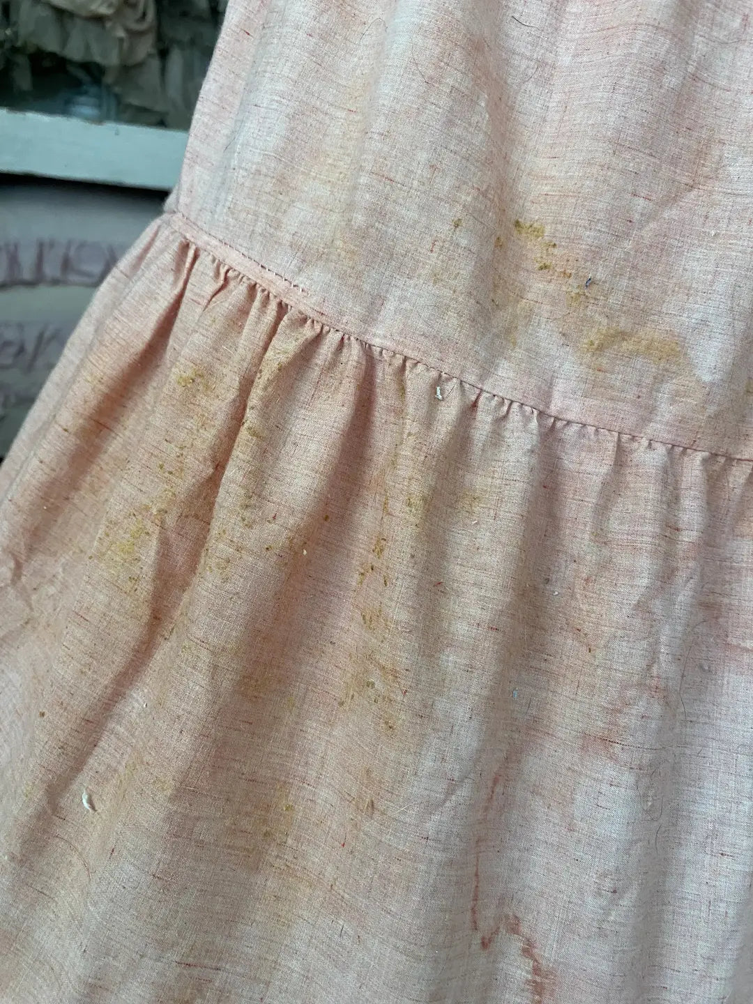 Vintage Pink Crinoline Hoop Skirt