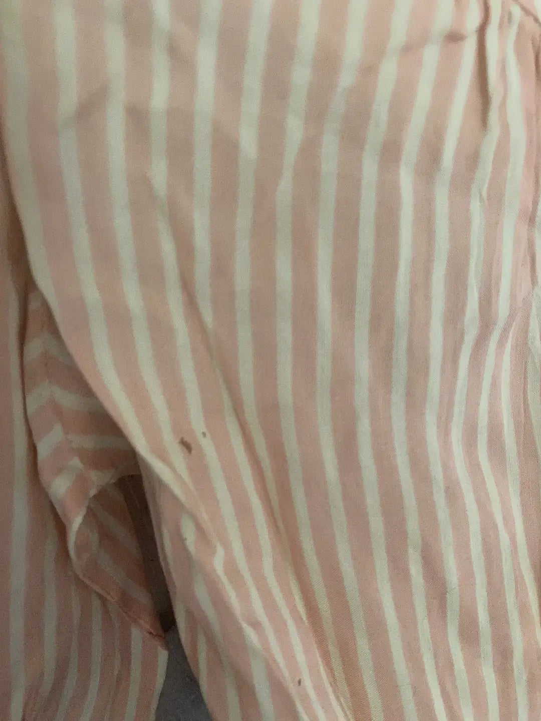 Vintage Dress Pink White Stripes