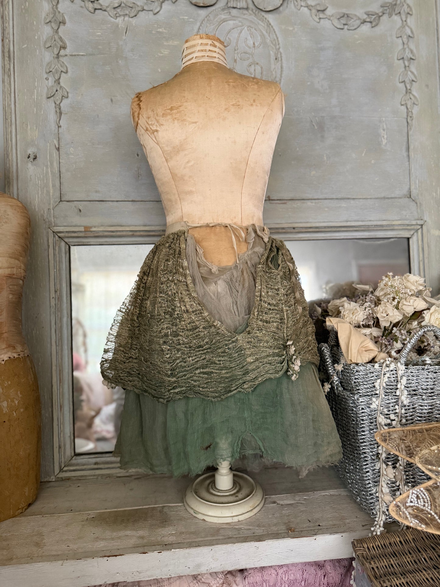 RARE Antique French Ballet Theater Costume Skirt