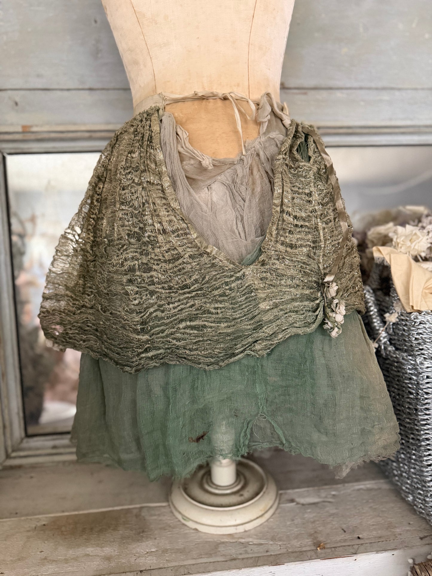 RARE Antique French Ballet Theater Costume Skirt