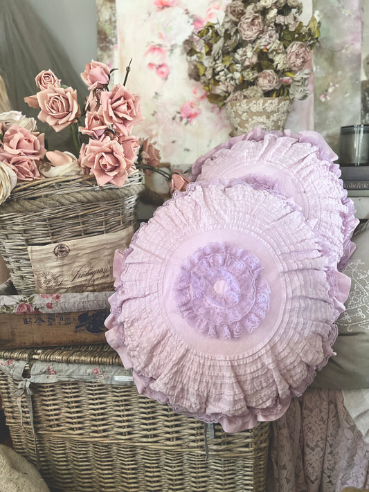 RARE Discontinued Rachel Ashwell Pink Petticoat Pillow