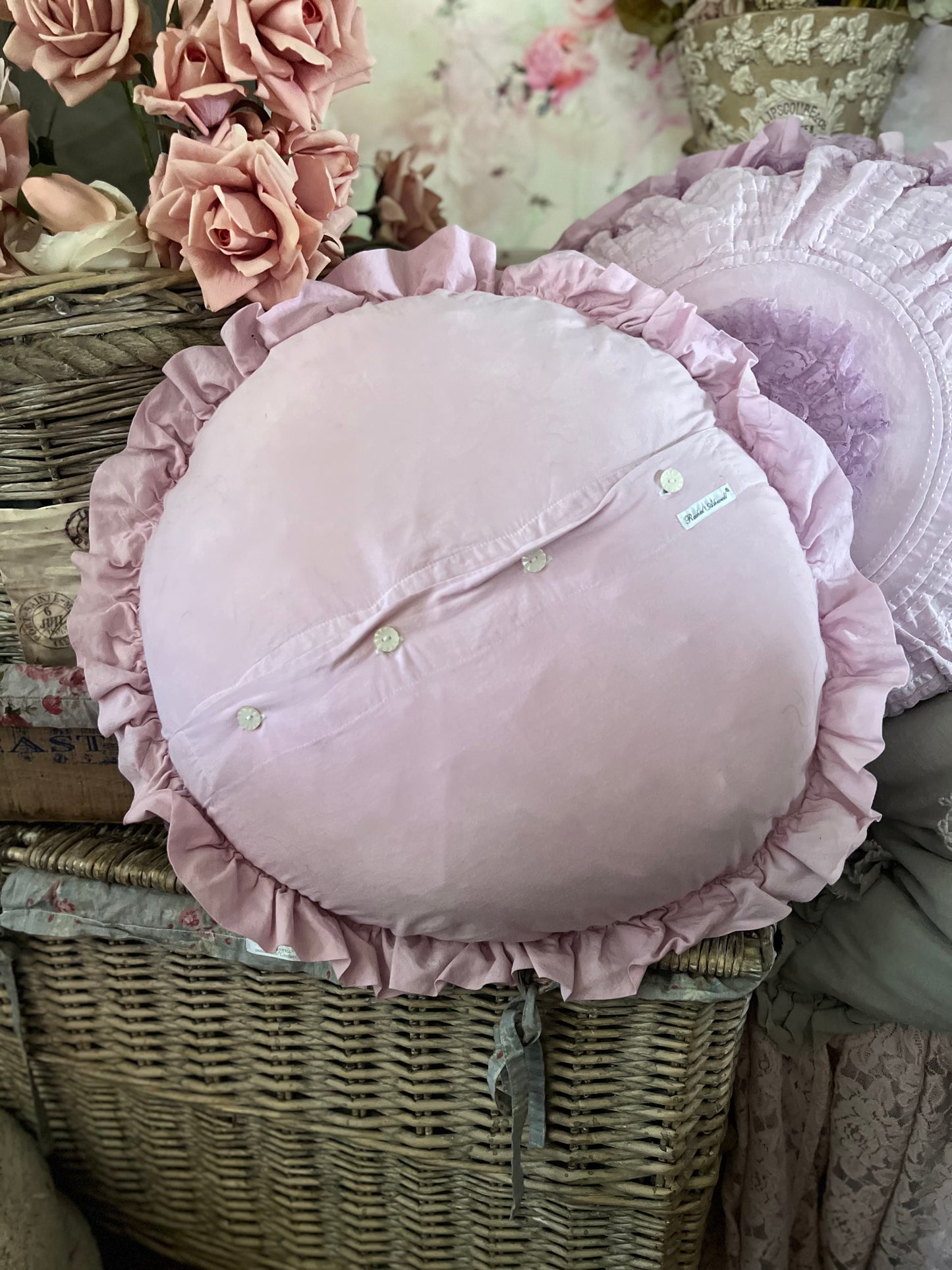RARE Discontinued Rachel Ashwell Pink Petticoat Pillow