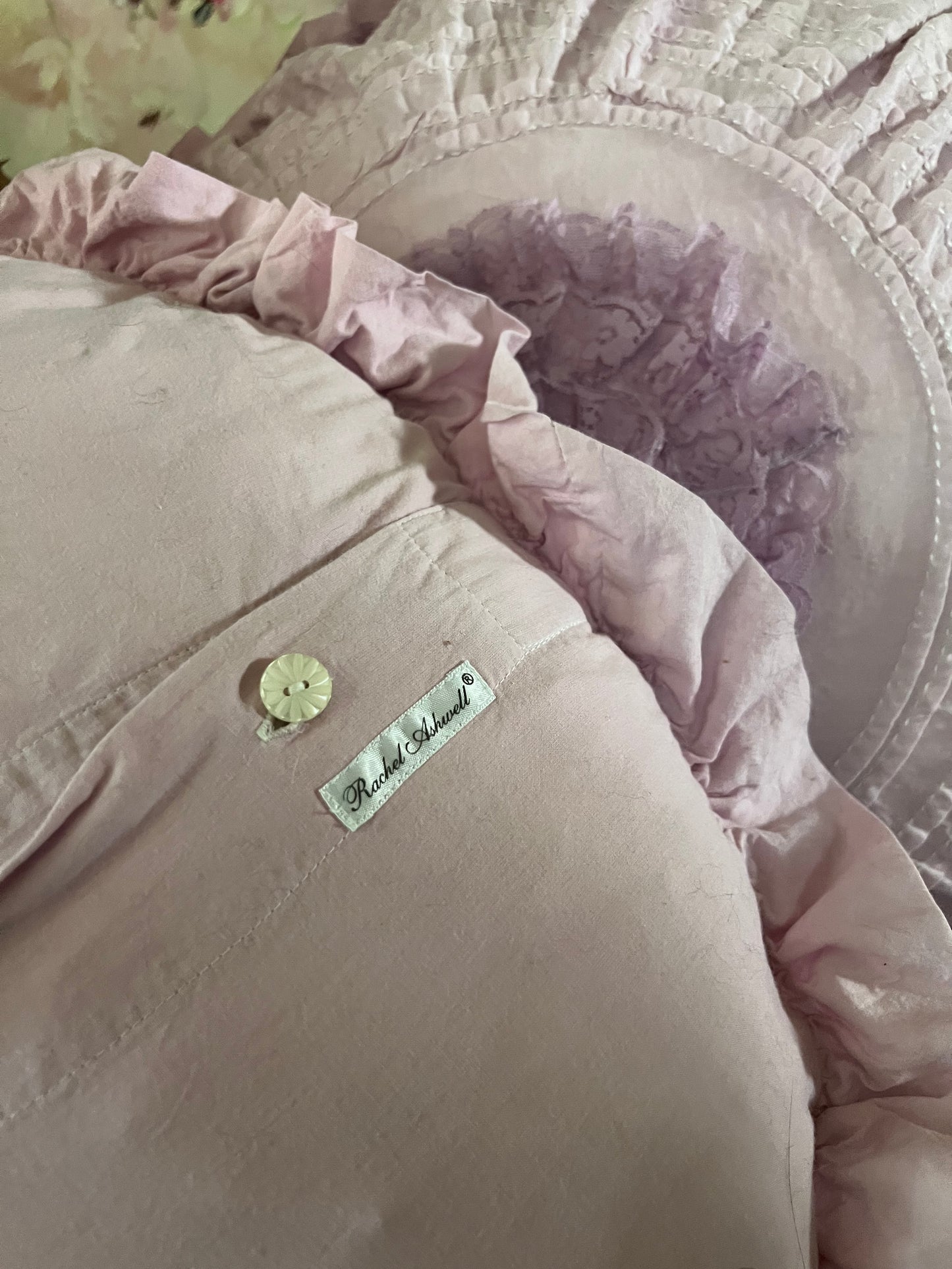 RARE Discontinued Rachel Ashwell Pink Petticoat Pillow