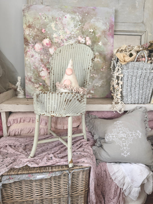 Antique Chippy Mint Green Shabby Chic Chair
