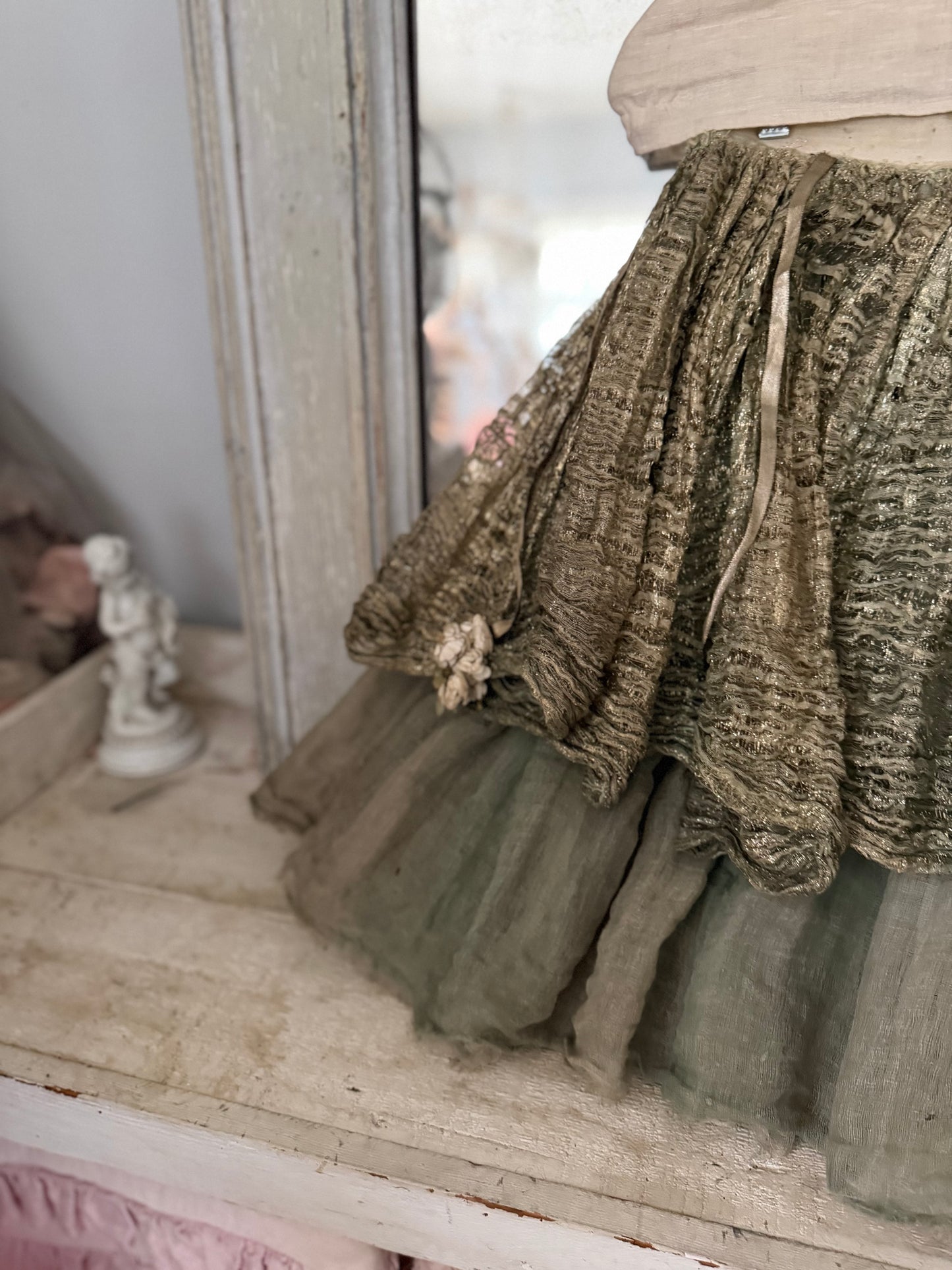 RARE Antique French Ballet Theater Costume Skirt