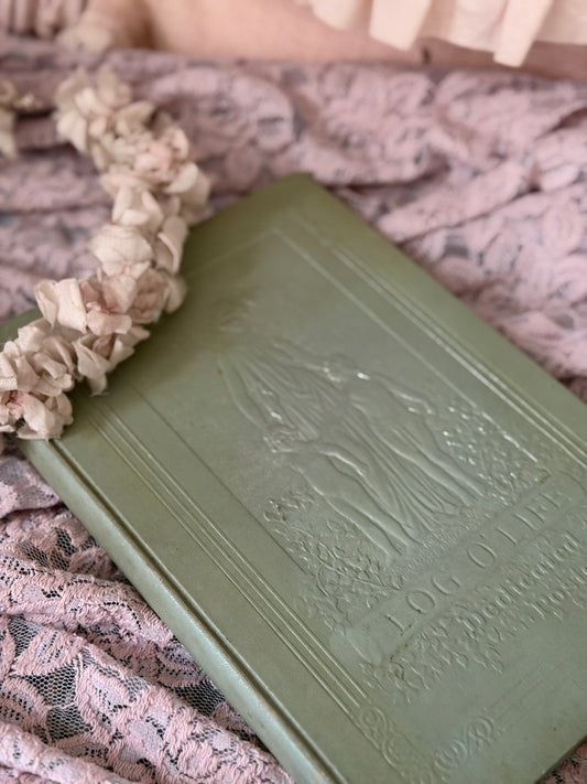 Antique Book Log Of Life