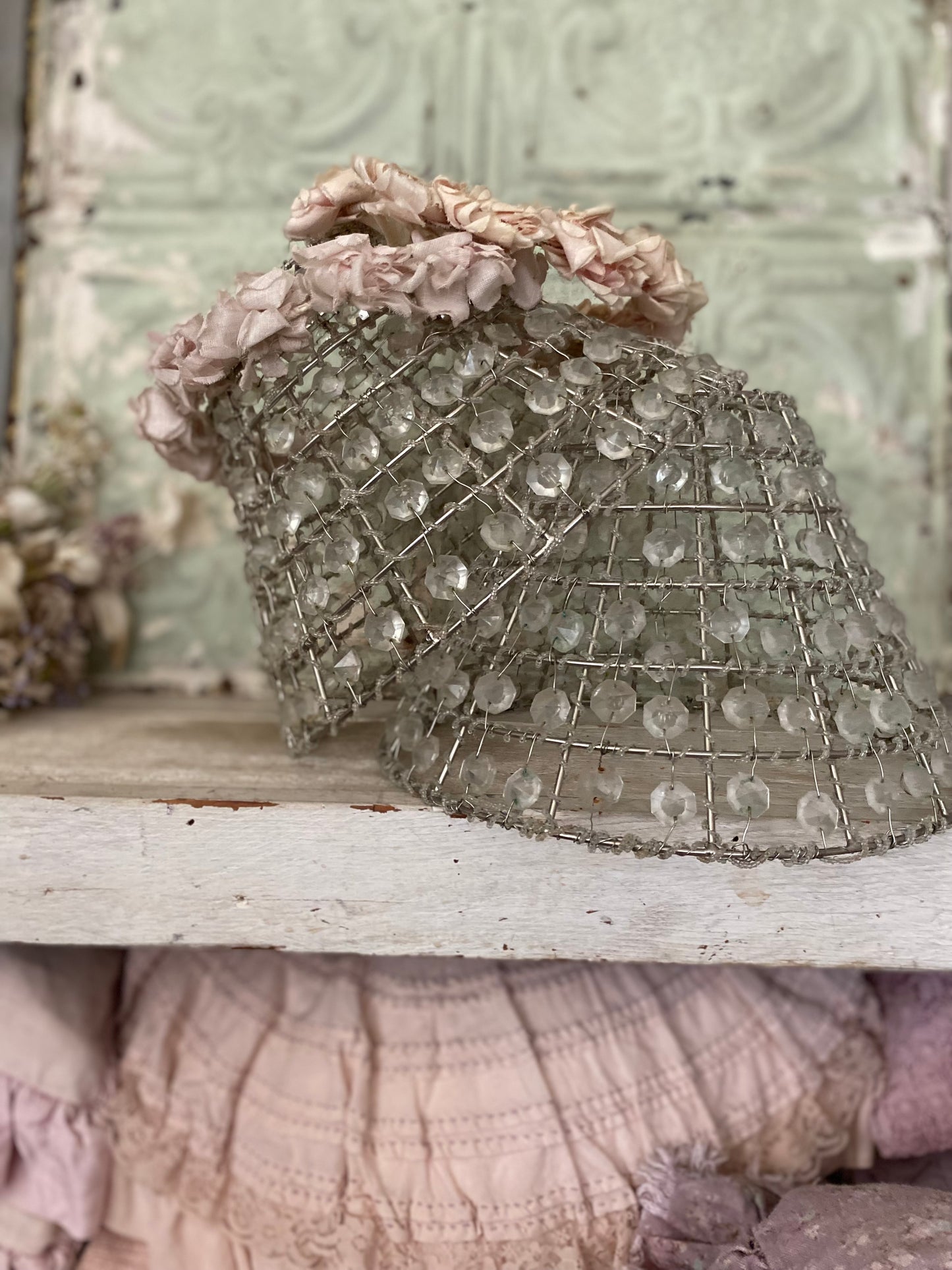 Beaded Crystal Lampshade