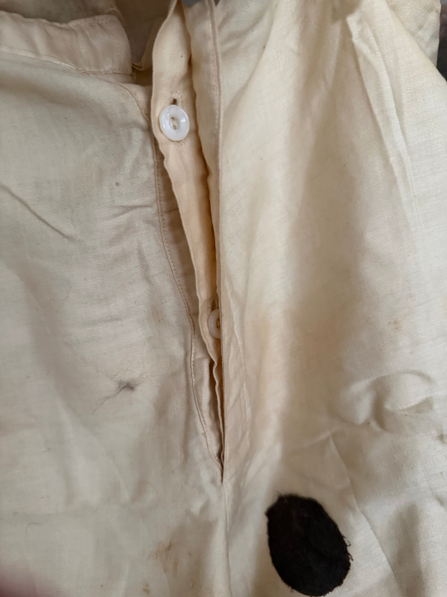 Antique French Pierrot Costume Pants