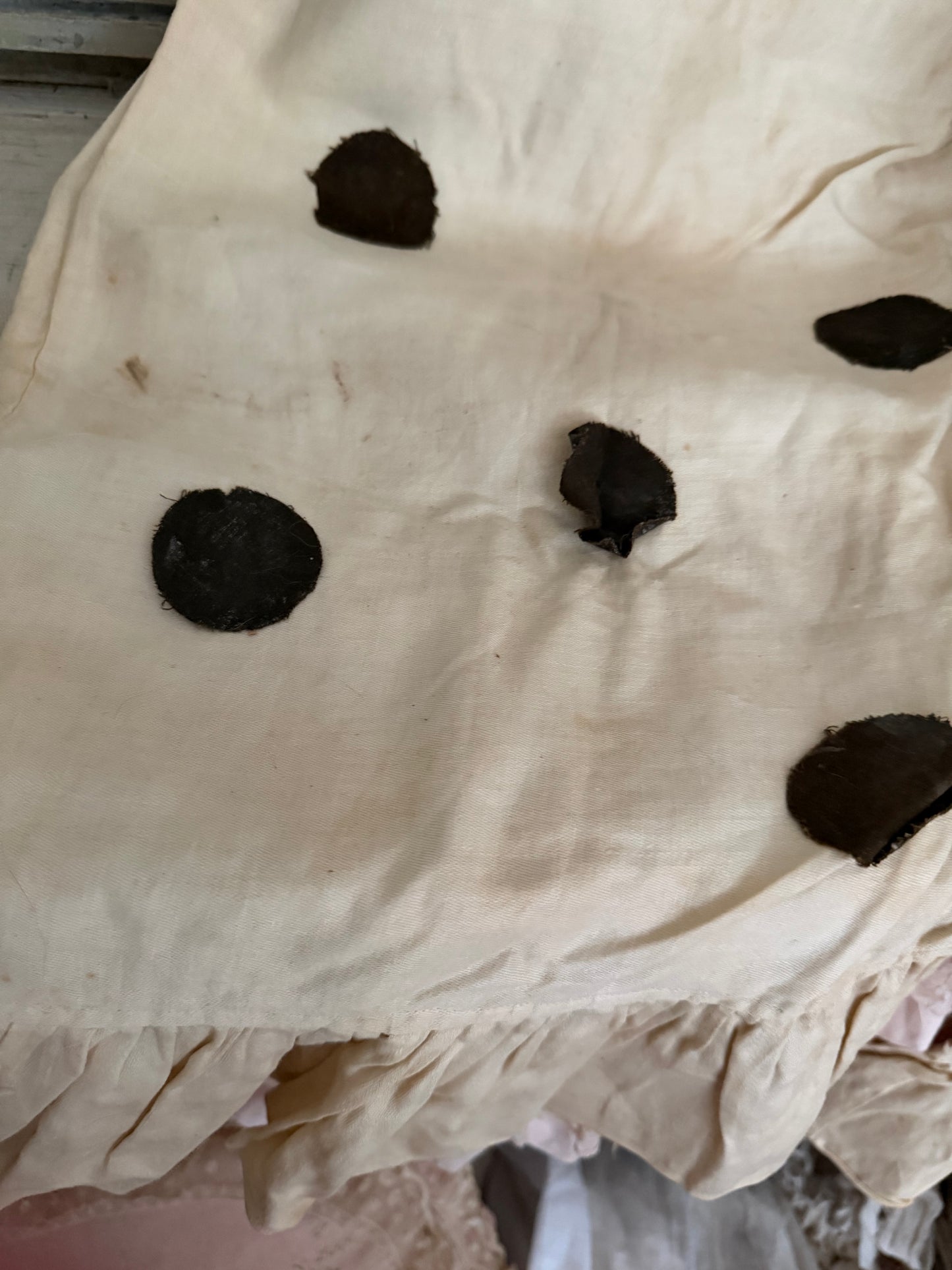 Antique French Pierrot Costume Pants