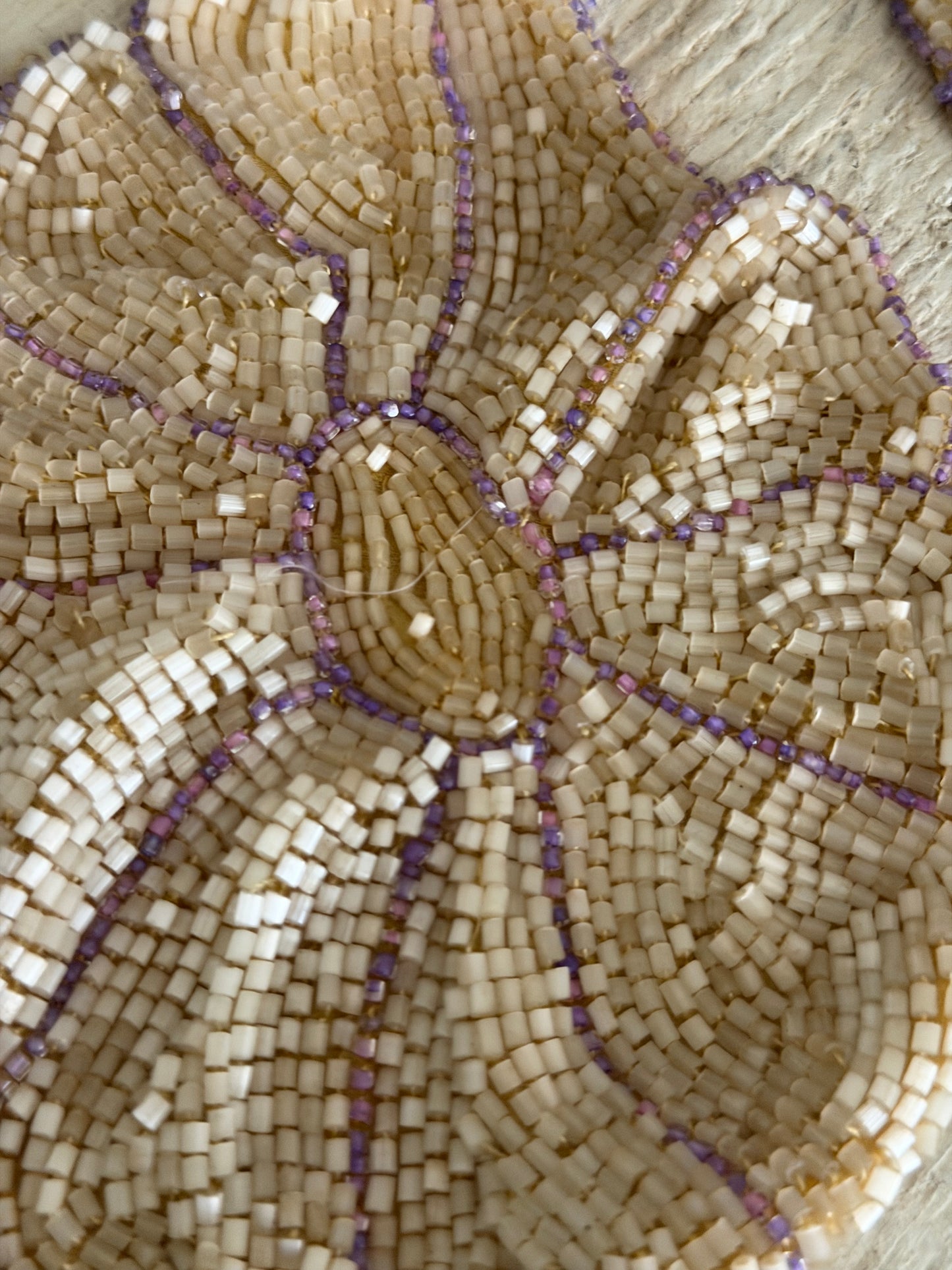 Collection Antique 1920s Beaded Flower Appliques
