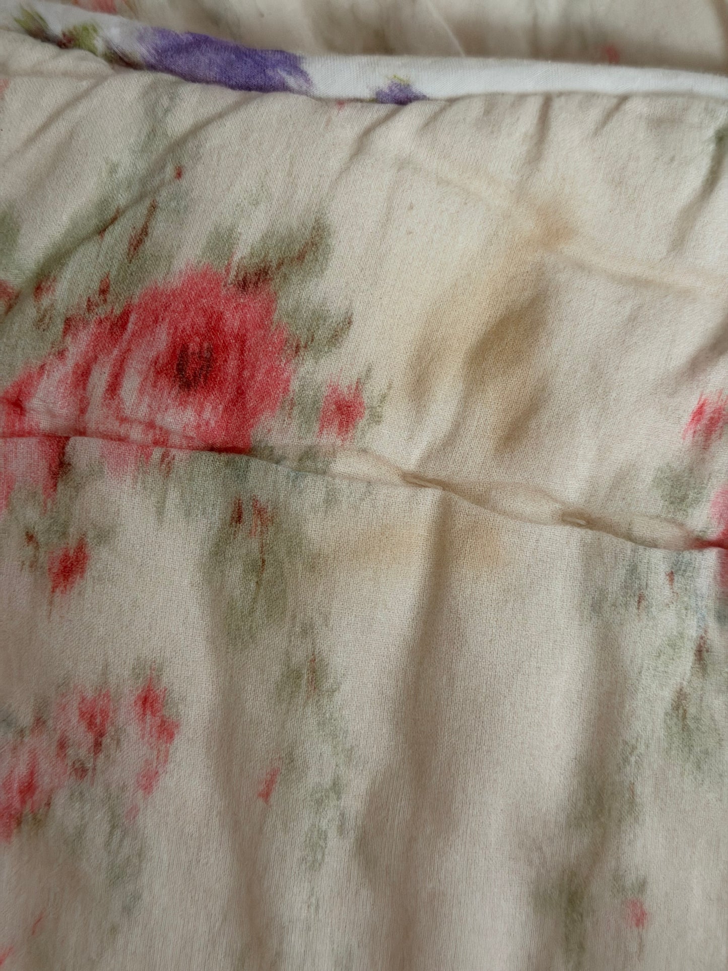 Reserved B RARE LOVESHACKFANCY Retired Quilted Ikat Rose Blanket Comforter