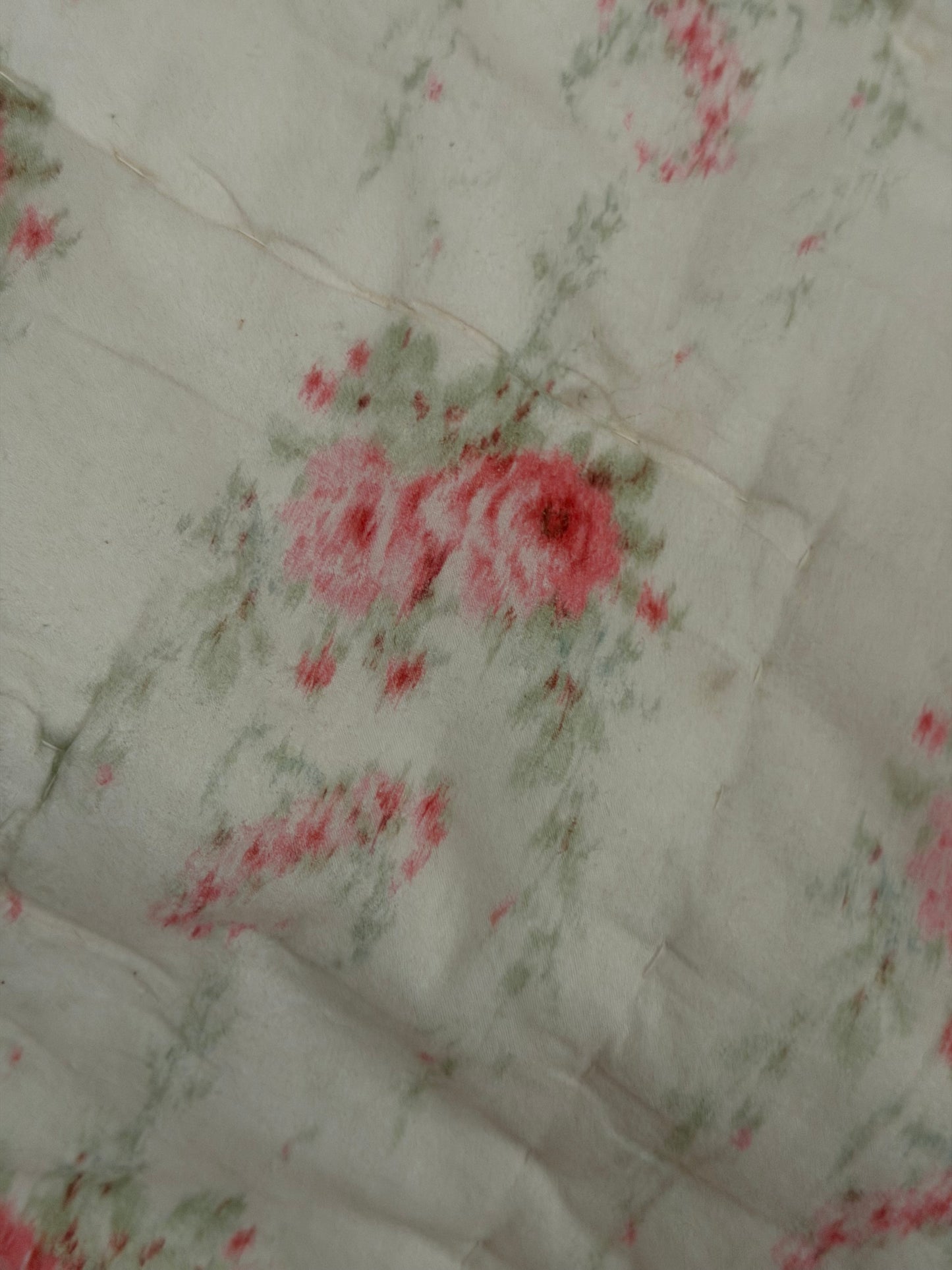 Reserved B RARE LOVESHACKFANCY Retired Quilted Ikat Rose Blanket Comforter