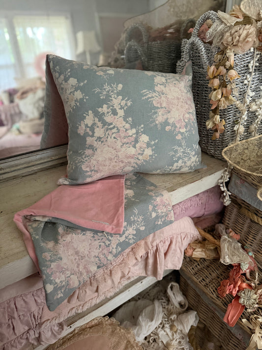 RASSC Rachel Ashwell Velvet Pink Faded Beauty Pillow Sham