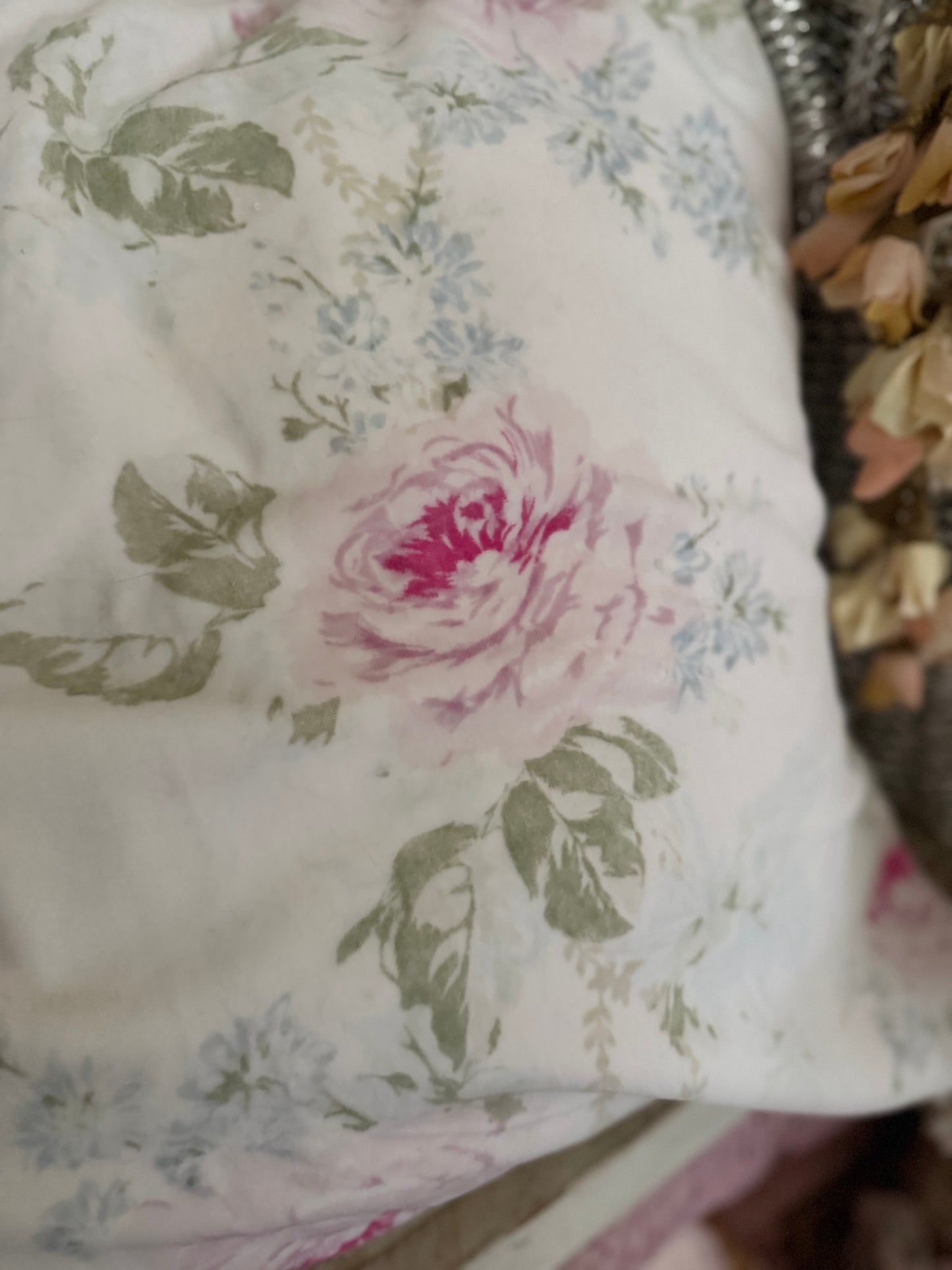 RASSC Rachel Ashwell Velvet Royal Bouquet Pillow Sham