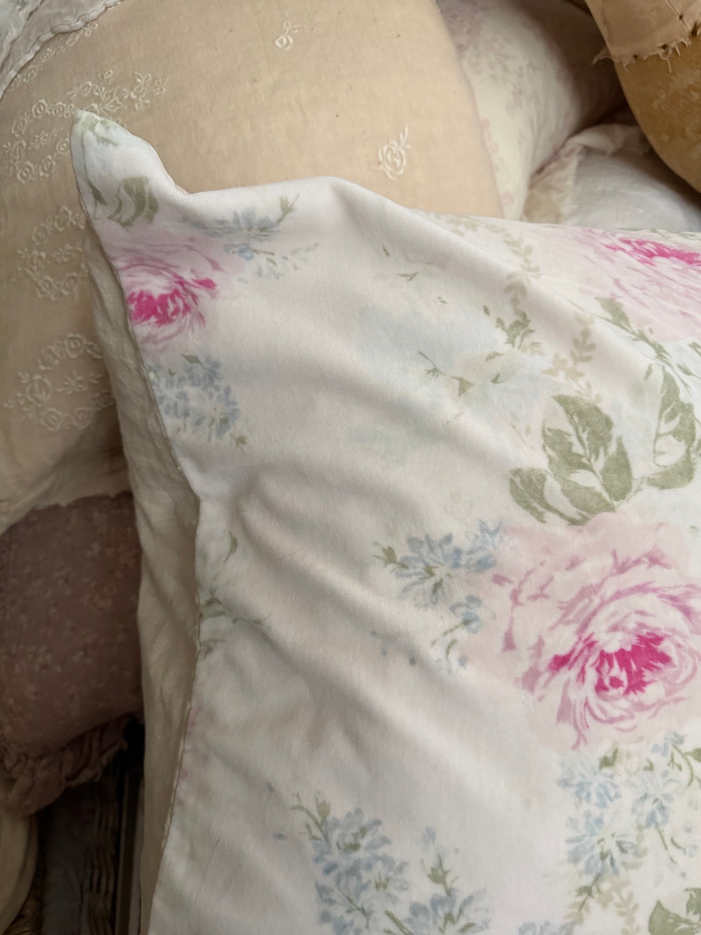 RASSC Rachel Ashwell Velvet Royal Bouquet Pillow Sham
