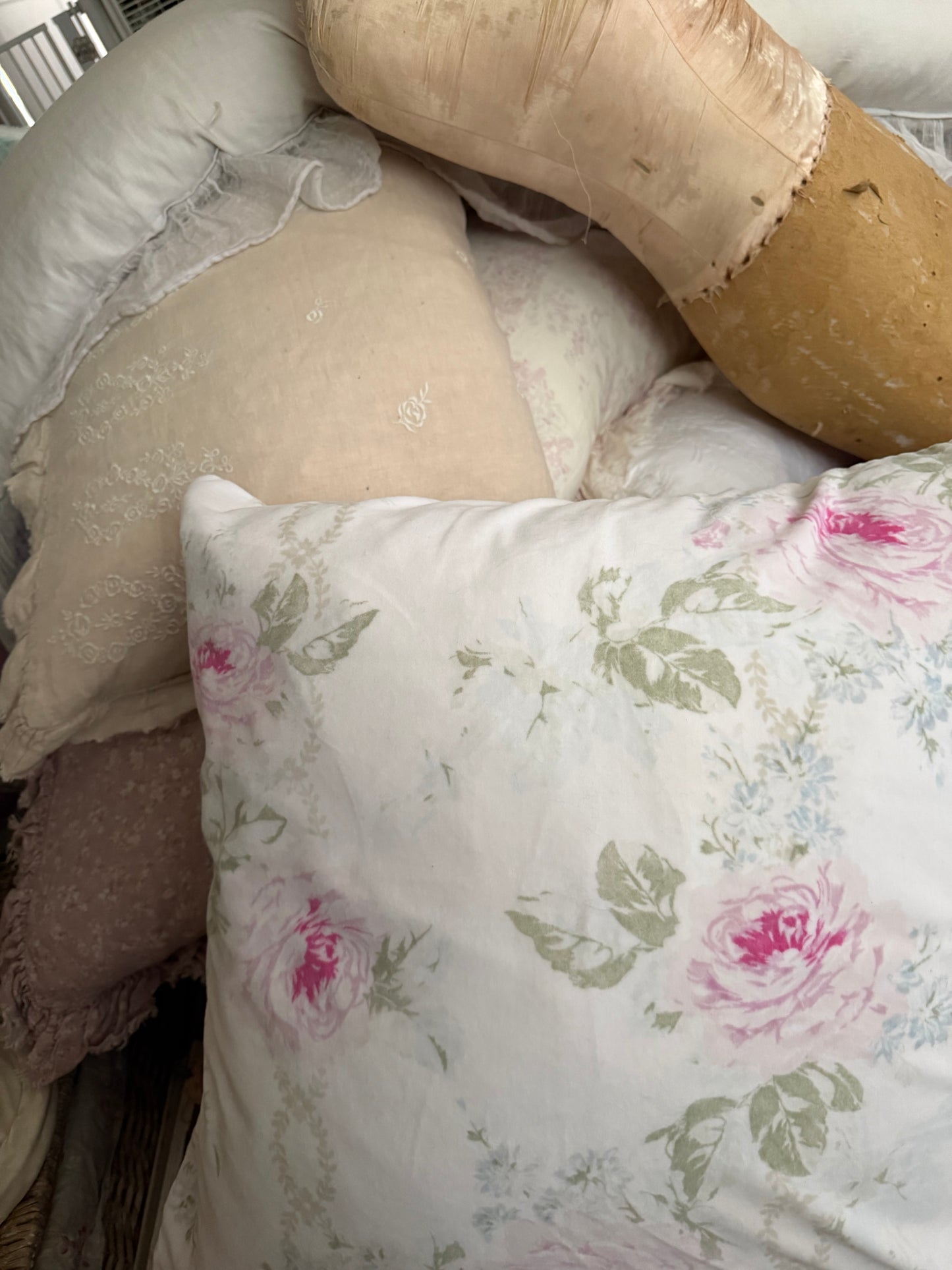 RASSC Rachel Ashwell Velvet Royal Bouquet Pillow Sham