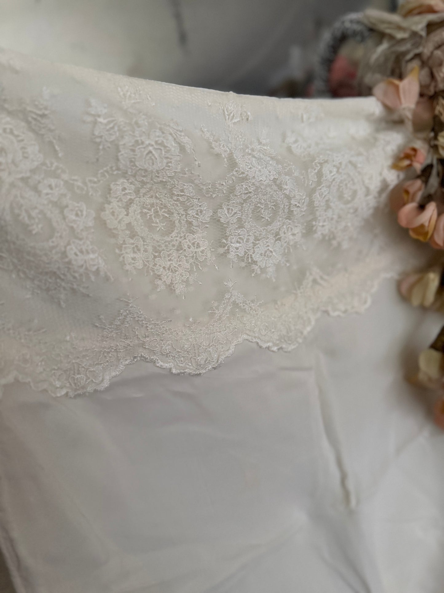 RARE RASSC Rachel Ashwell Bespoke Lace Bemberg Pillow Sham