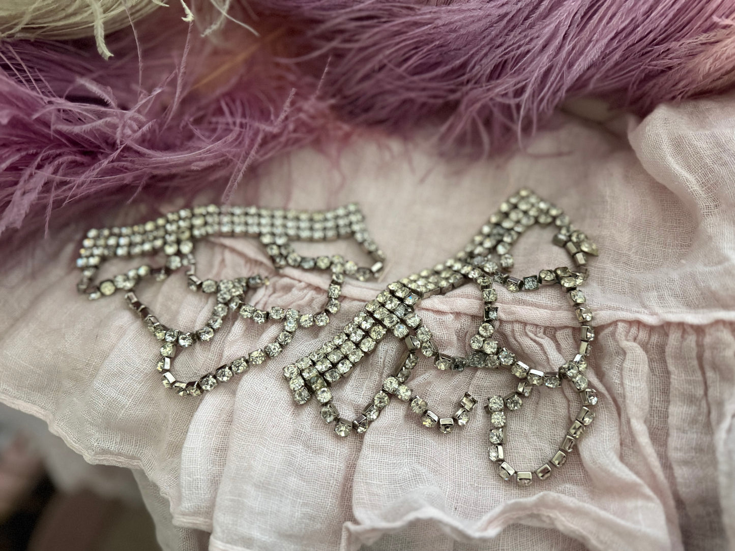 Antique Costume Rhinestone Lot