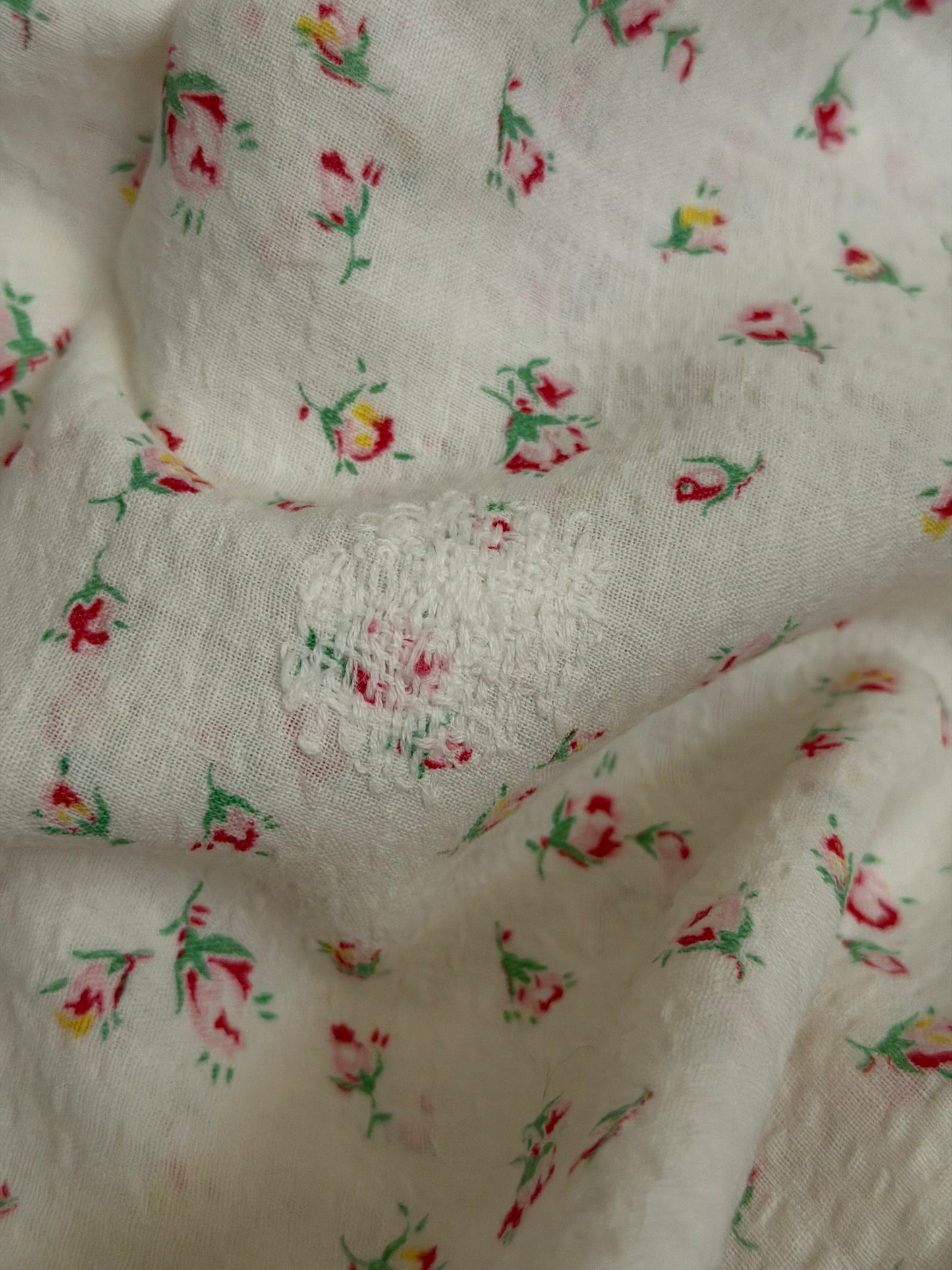 True Vintage Pink Ditsy Rose Duvet