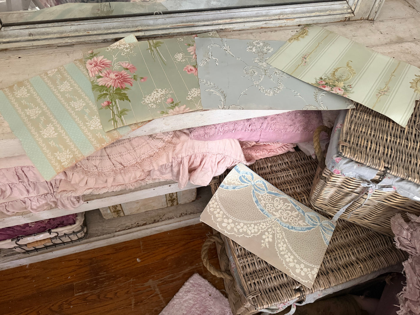 Collection Antique French Wallpaper Samples