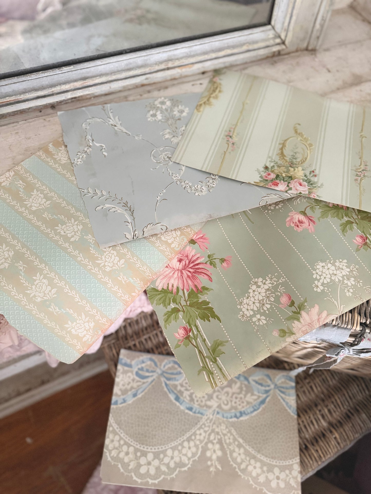 Collection Antique French Wallpaper Samples