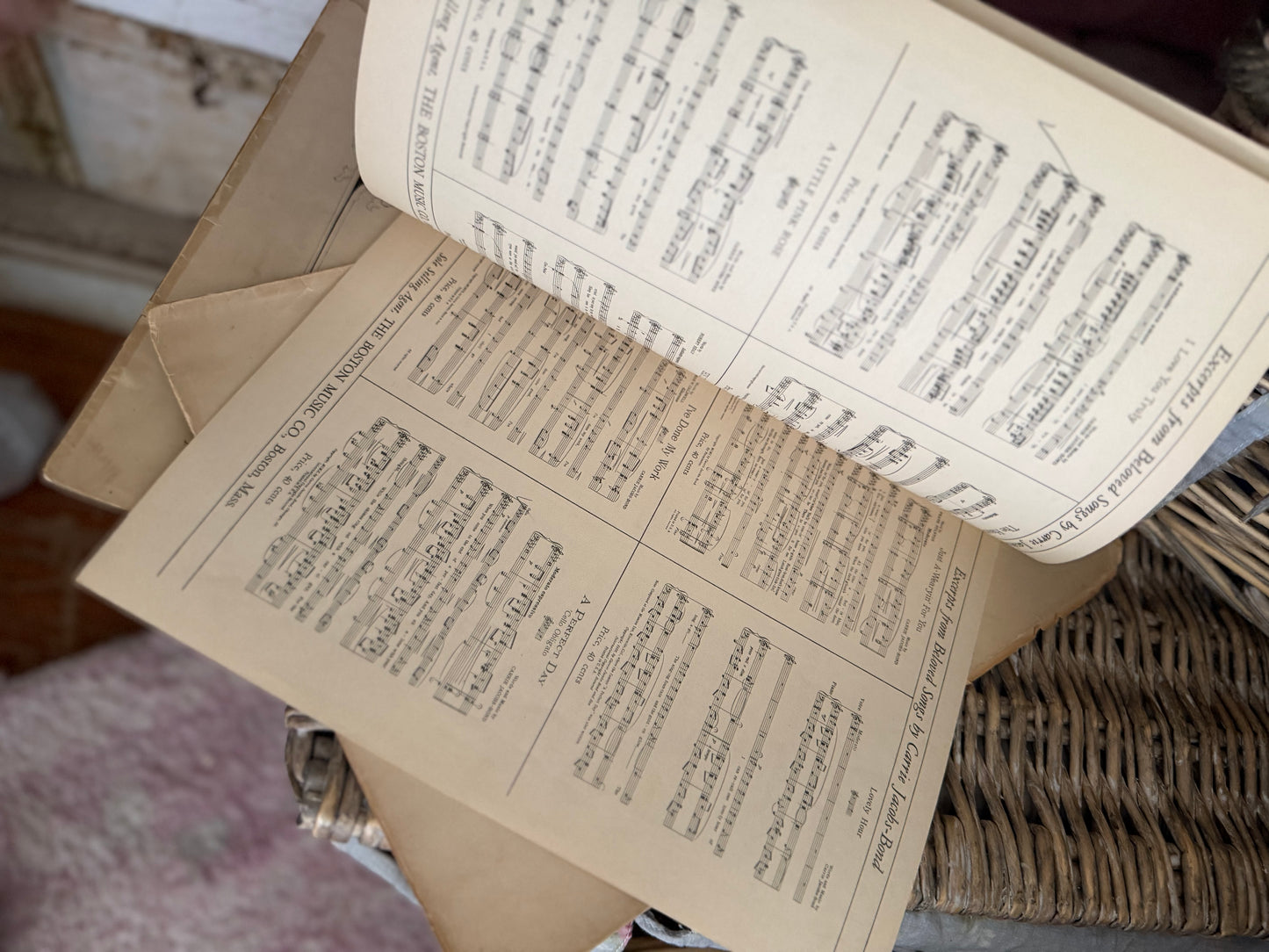 Collection Antique Sheet Music