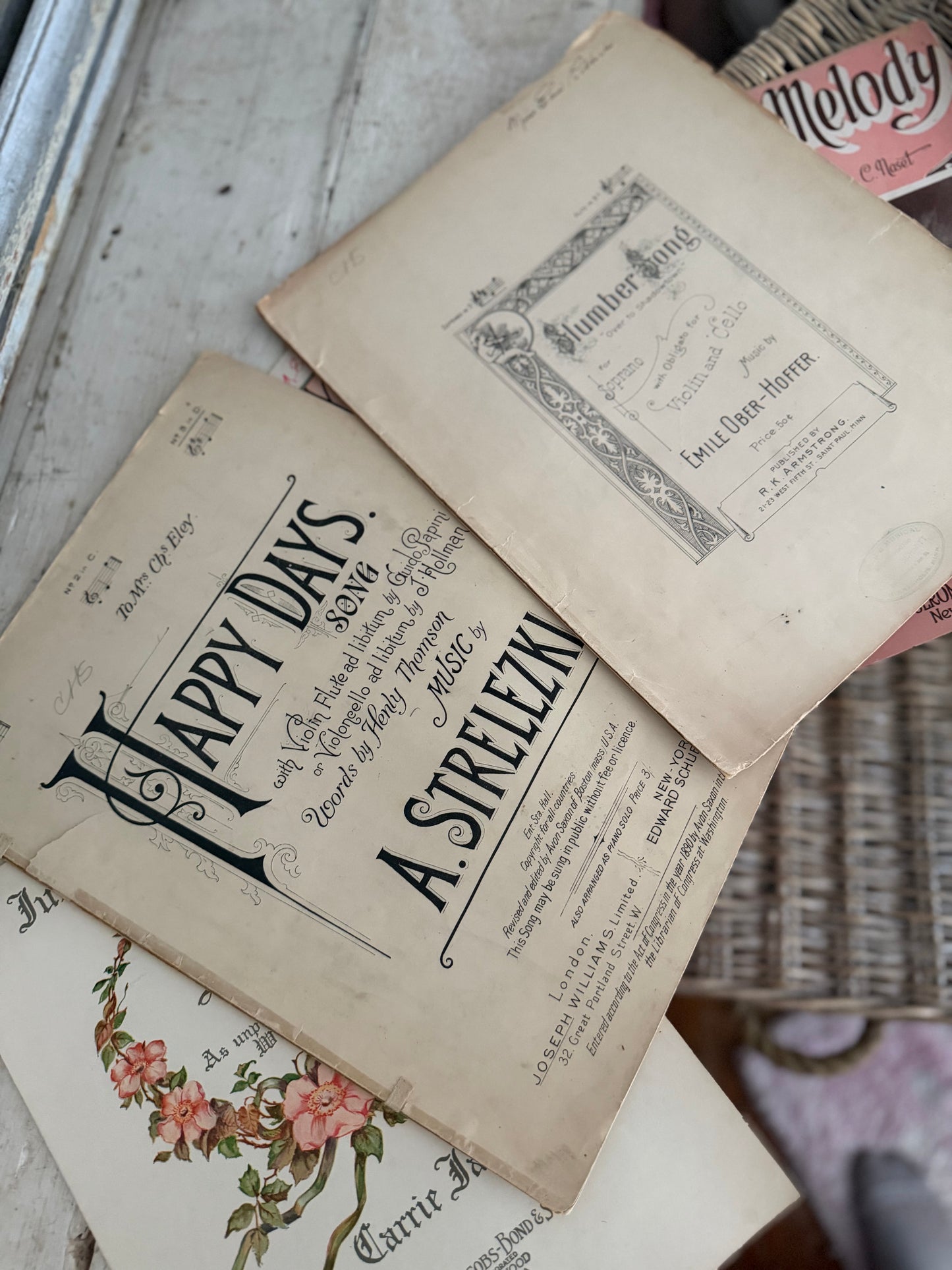 Collection Antique Sheet Music
