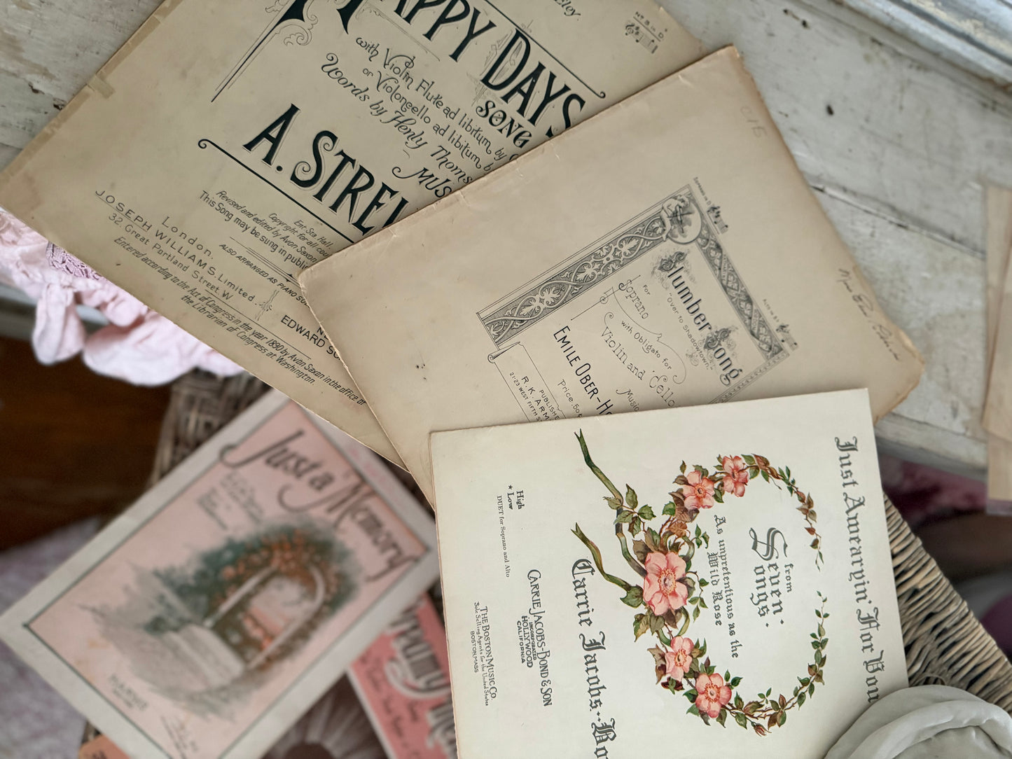 Collection Antique Sheet Music
