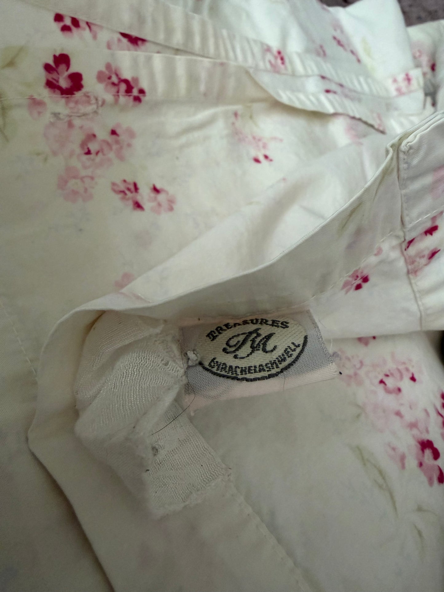 RASSC Rachel Ashwell Ditsy Floral Pink Cal King Sheet