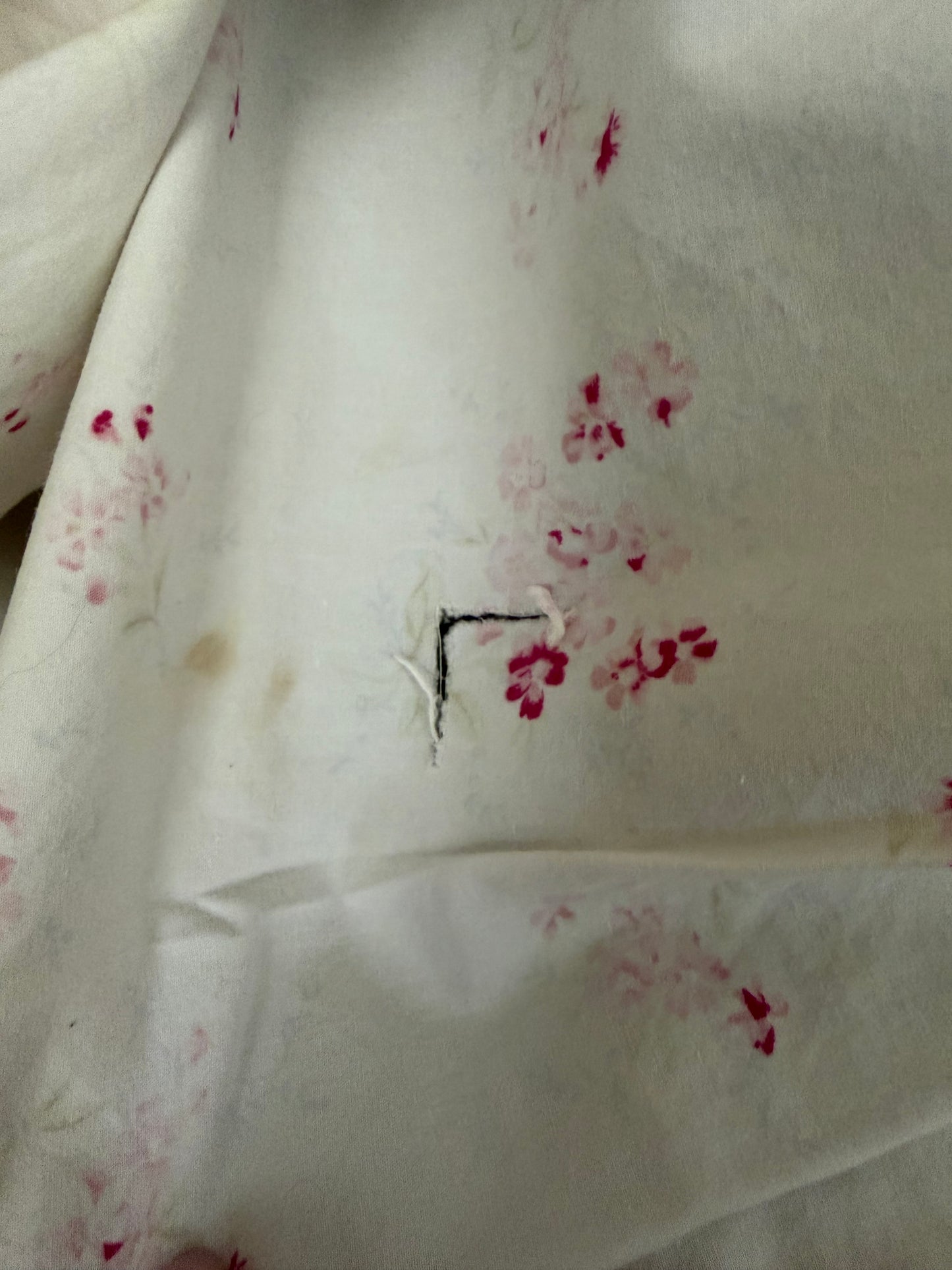 RASSC Rachel Ashwell Ditsy Floral Pink Cal King Sheet