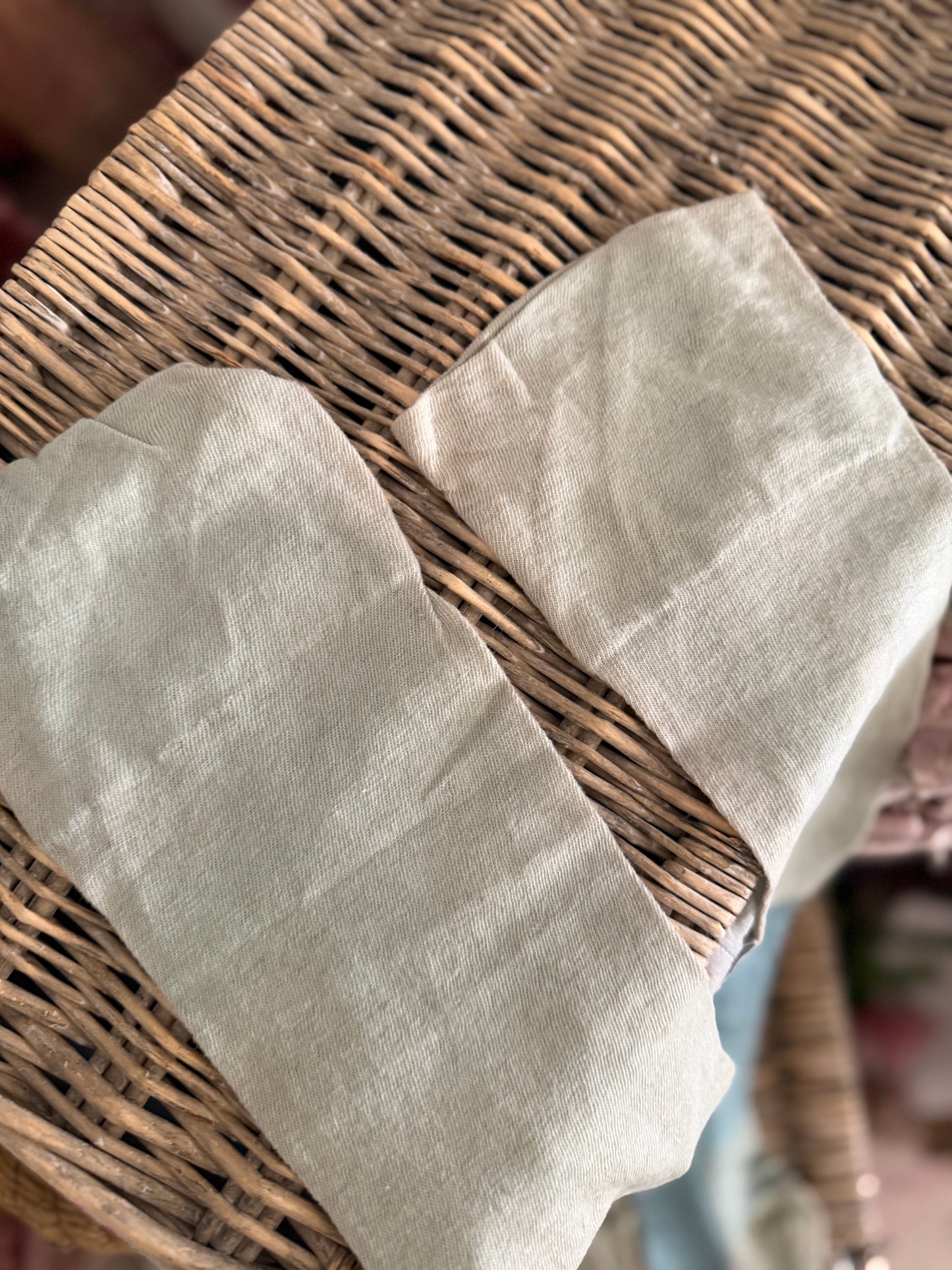 Antique Blue Silk Stockings