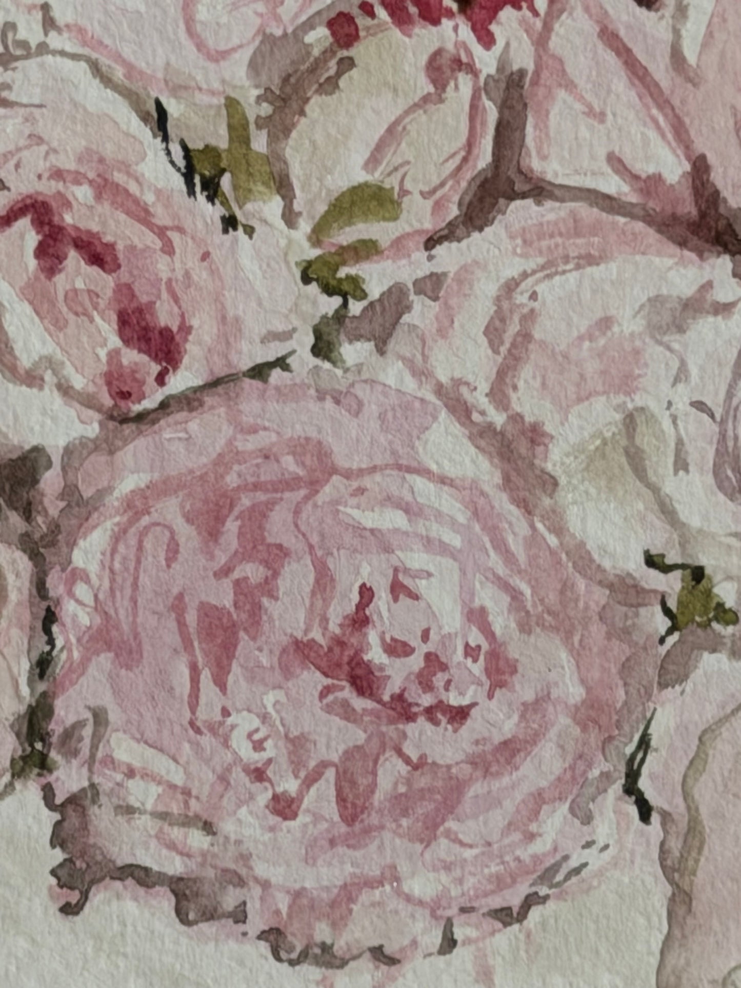 Original Ben Peck Whiston Watercolor Painting Rachel Ashwell Shabby Chic Couture