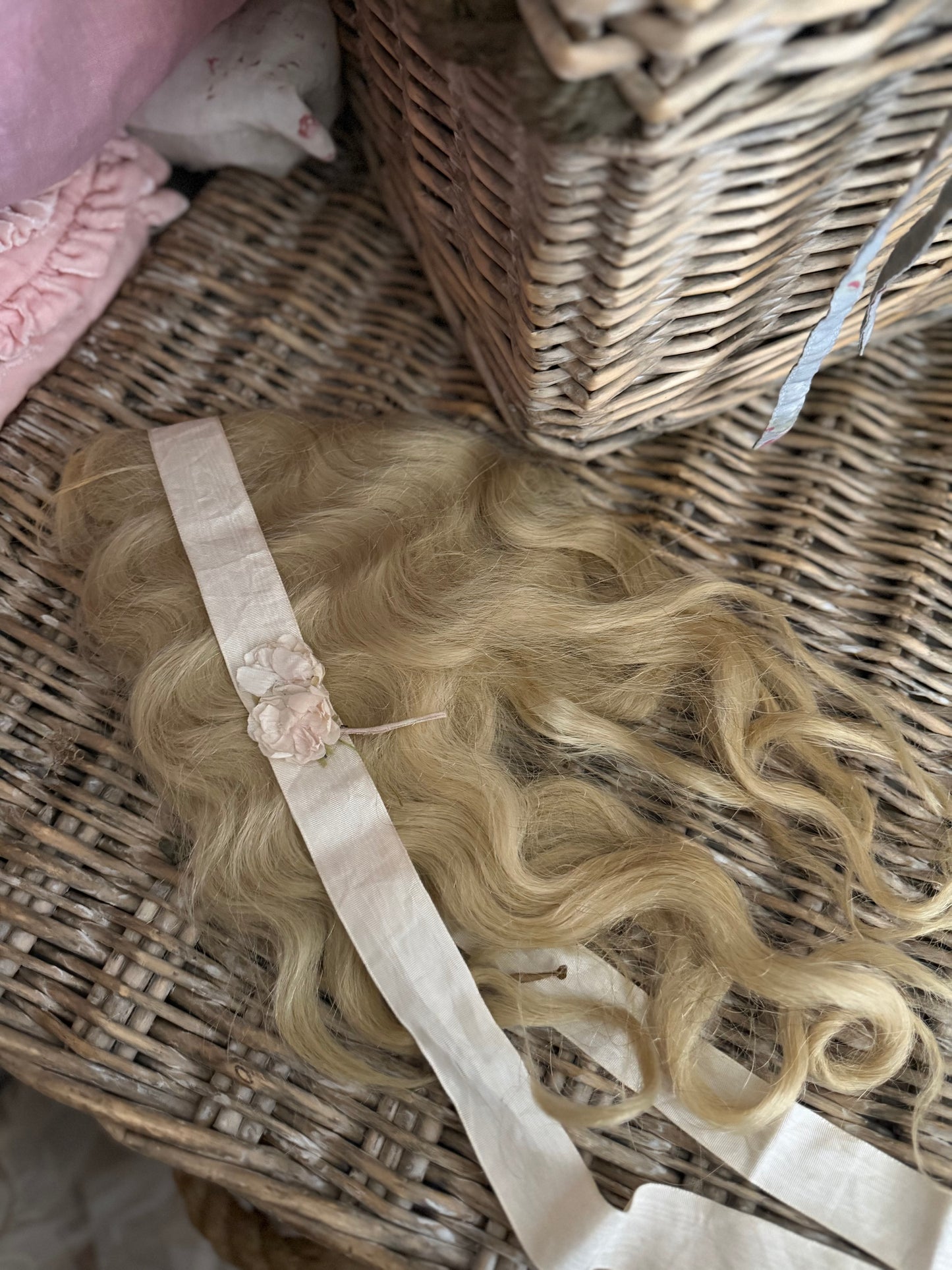 Antique French 1920's Showgirl Wig