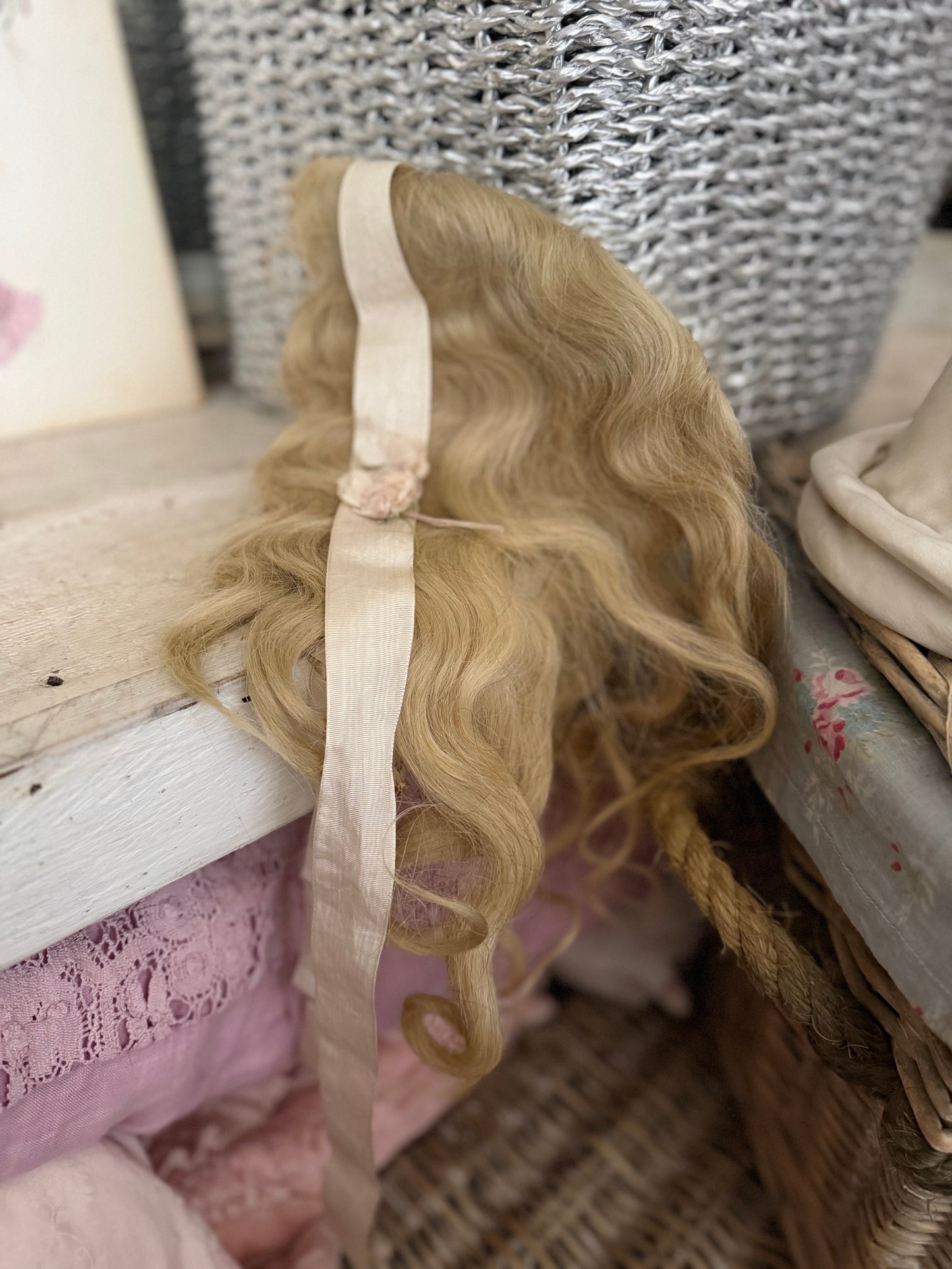 Antique French 1920's Showgirl Wig