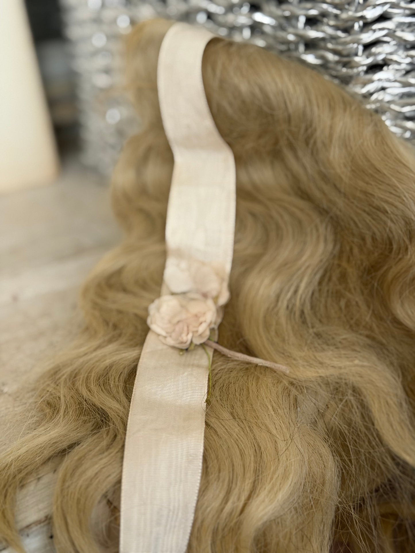 Antique French 1920's Showgirl Wig