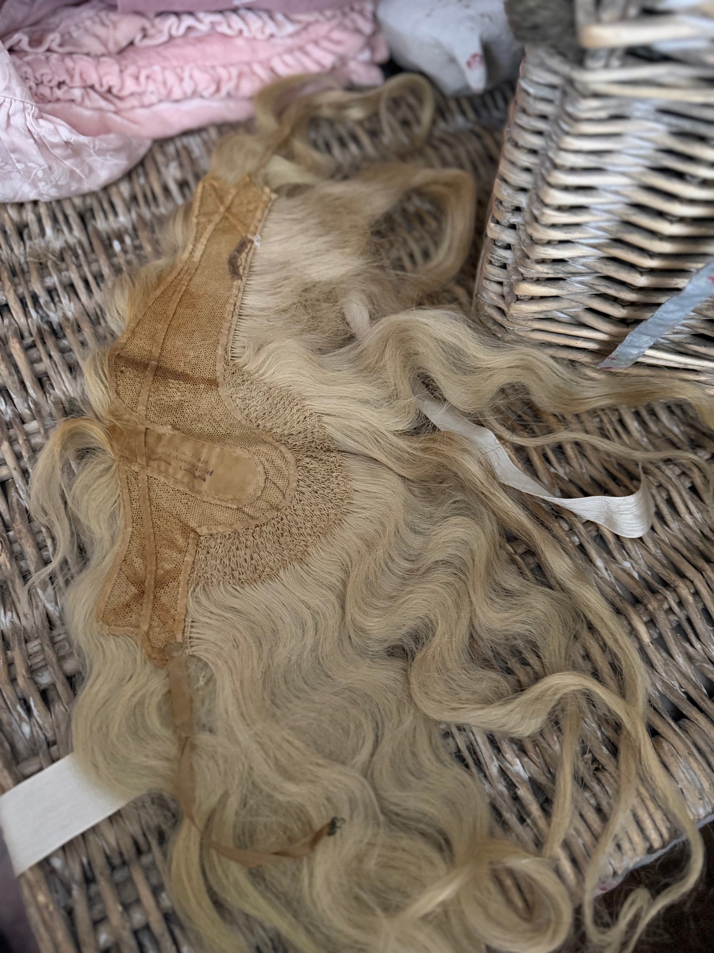 Antique French 1920's Showgirl Wig