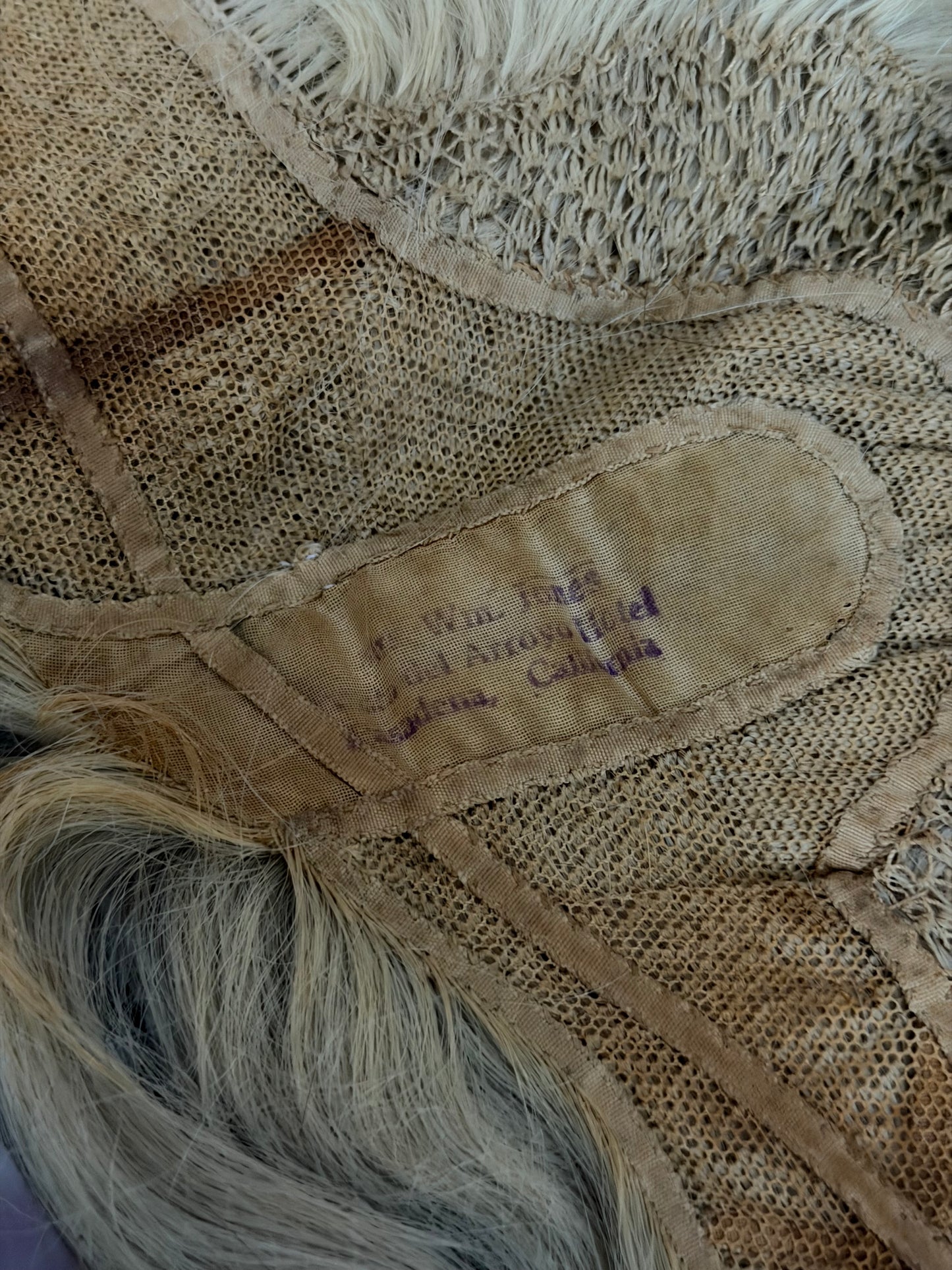 Antique French 1920's Showgirl Wig