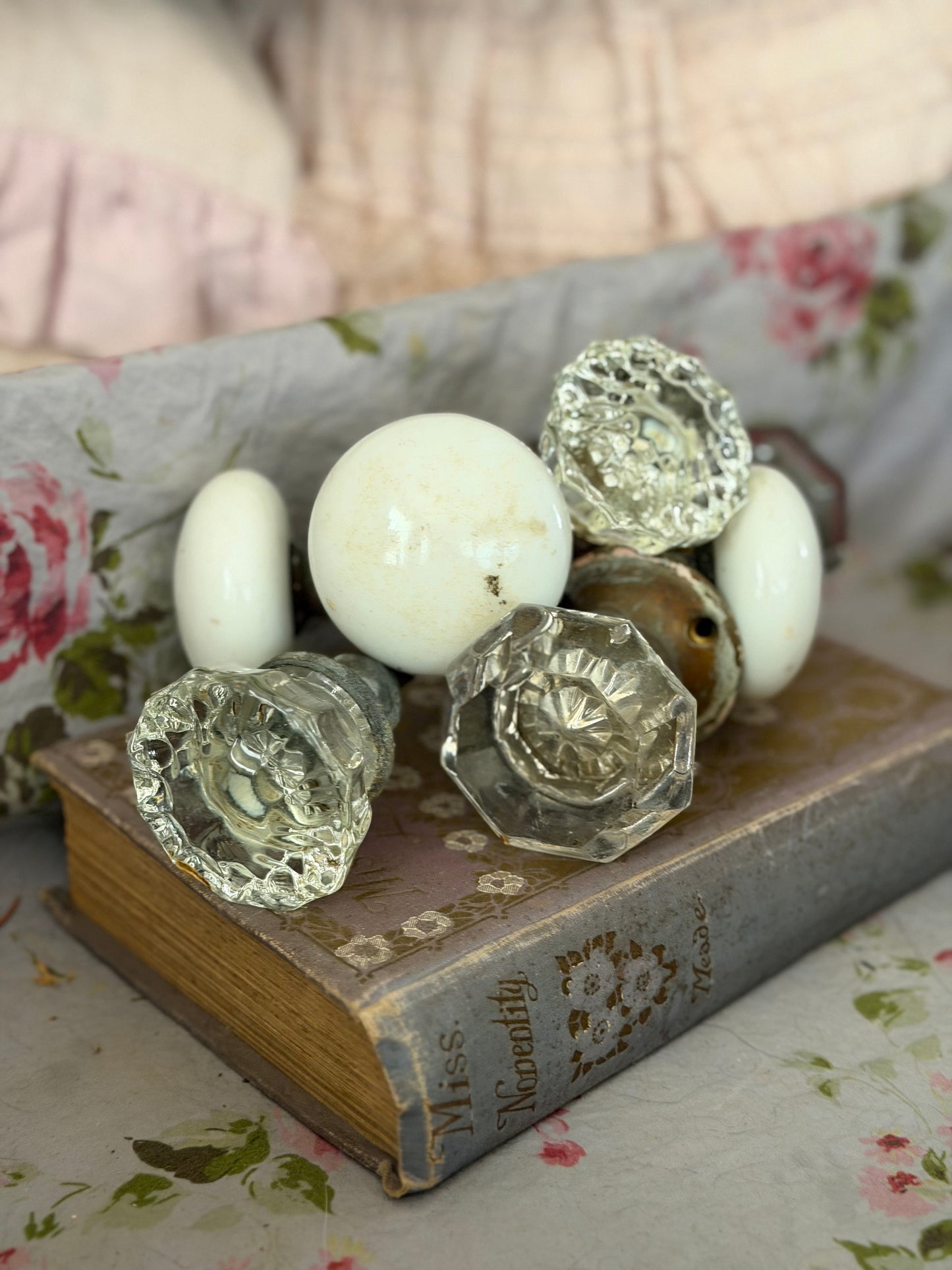 Antique Glass Doorknob Collection