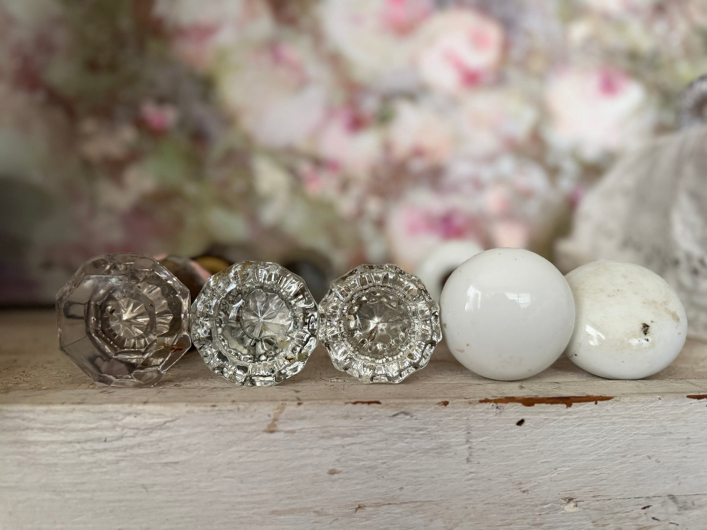 Antique Glass Doorknob Collection