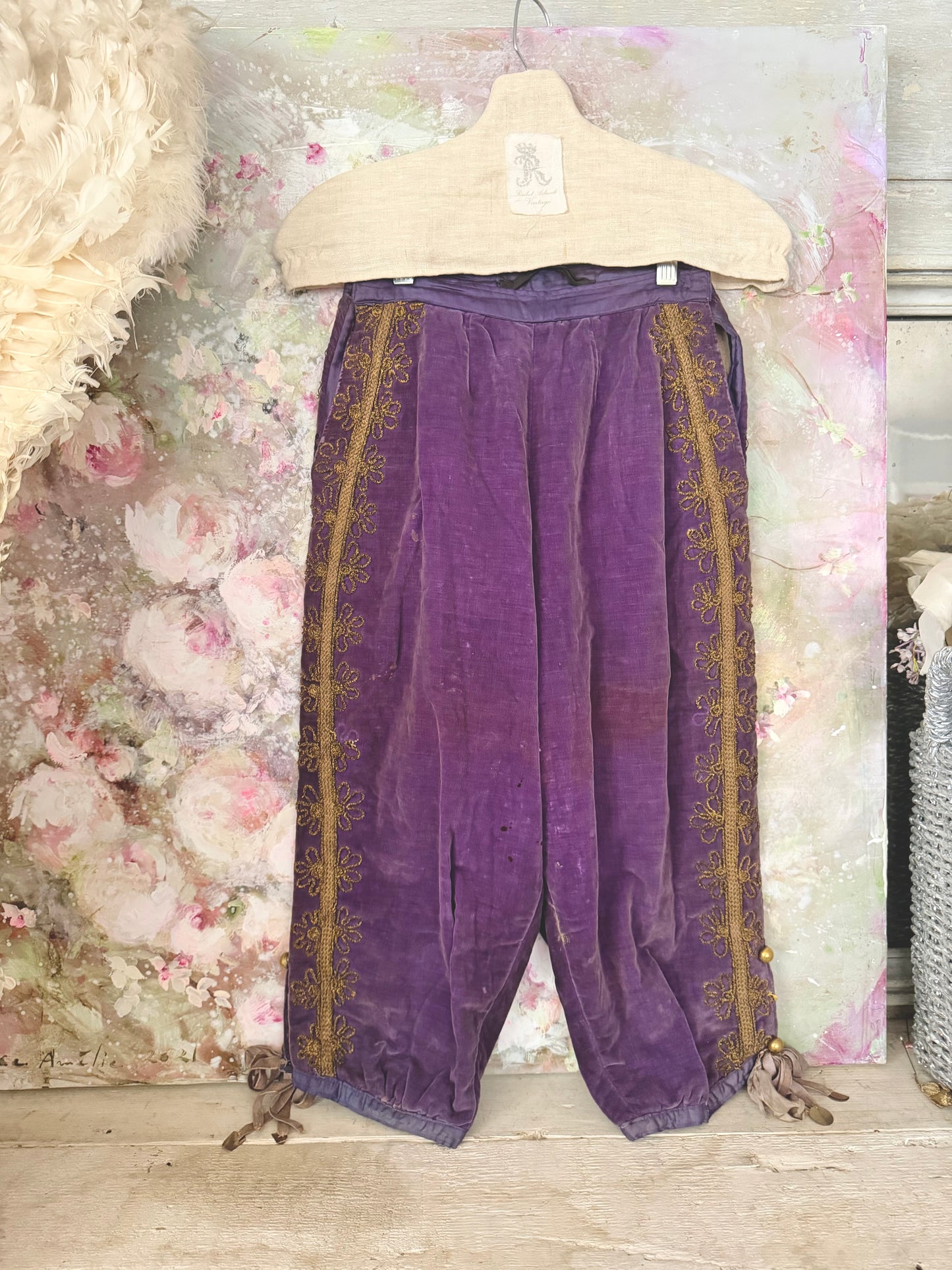 Antique French Theater Costume Pants