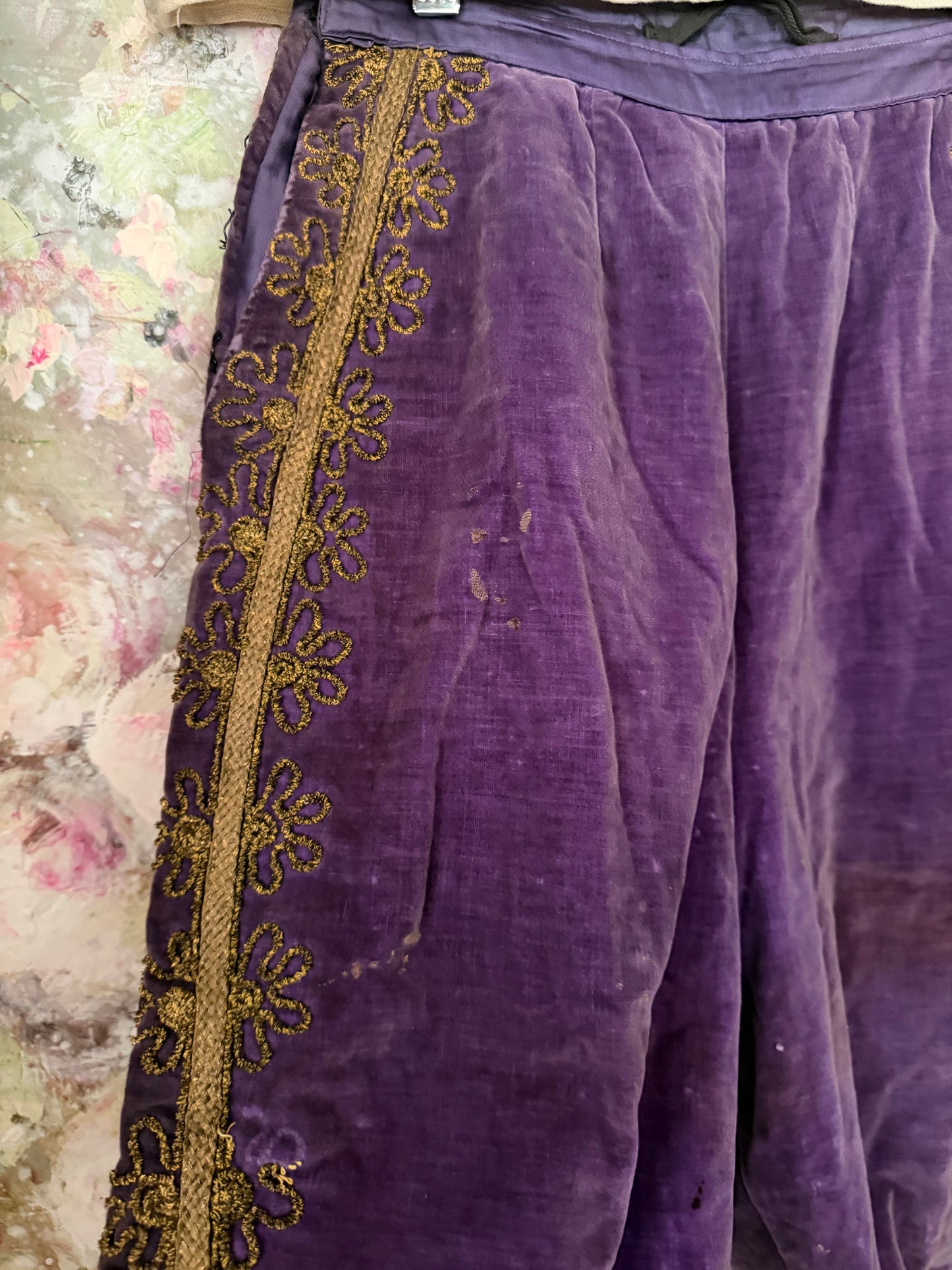 Antique French Theater Costume Pants