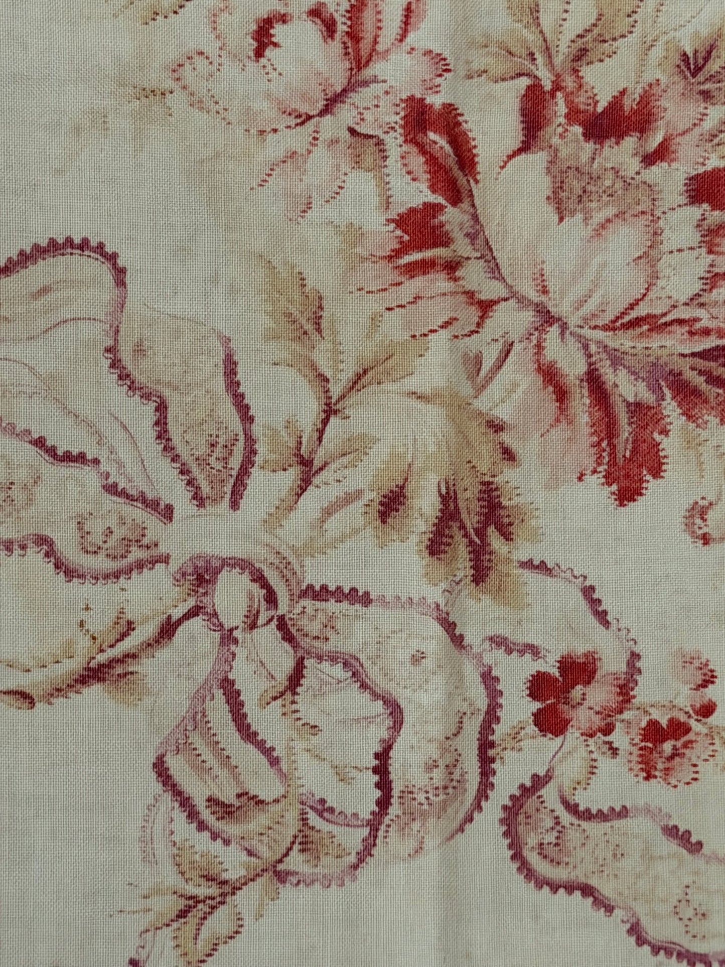Antique French Fabric Faded Mauve Ribbon Bows