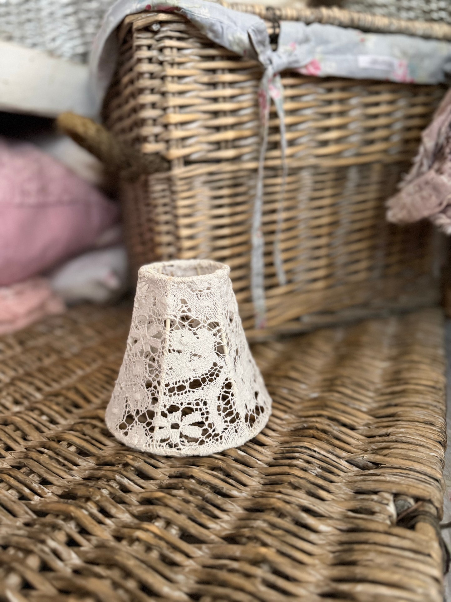RASSC Rachel Ashwell Cotswold Lace Boudoir Lampshade