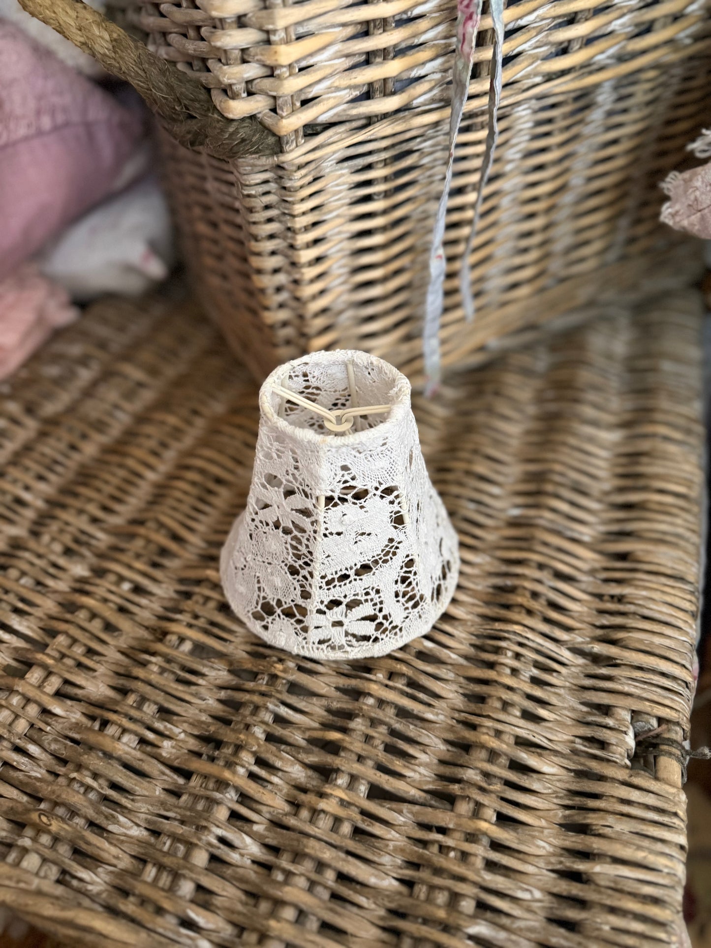 RASSC Rachel Ashwell Cotswold Lace Boudoir Lampshade