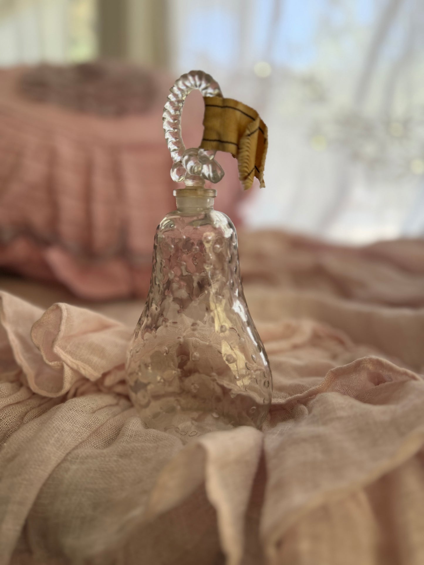 Vintage French Glass Perfume Bottle