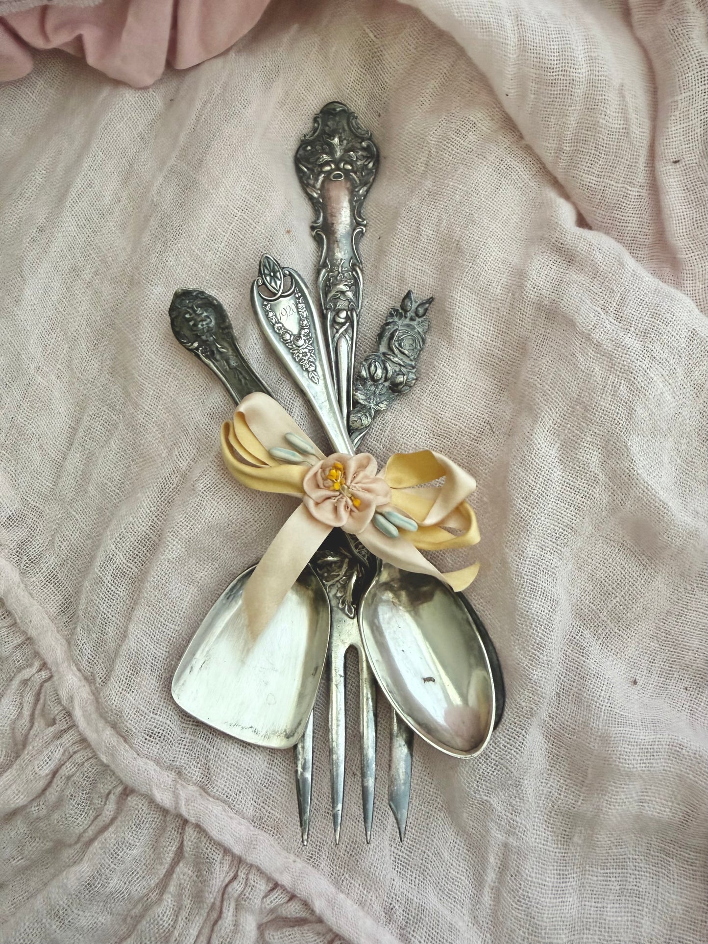 Collection Antique Silver Plated Flatware